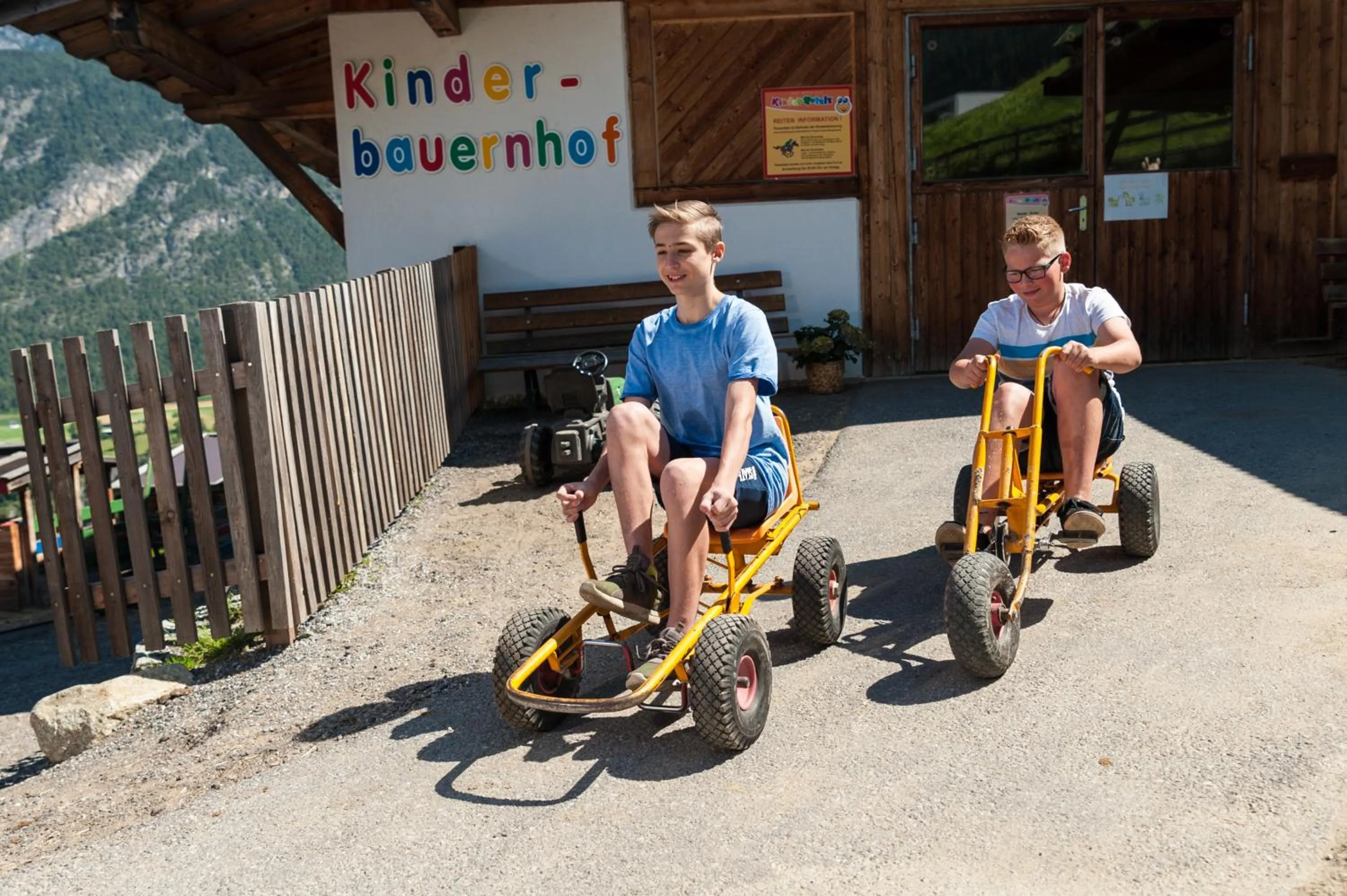 Children play ground in Pitzis Kinderhotel - Family Only