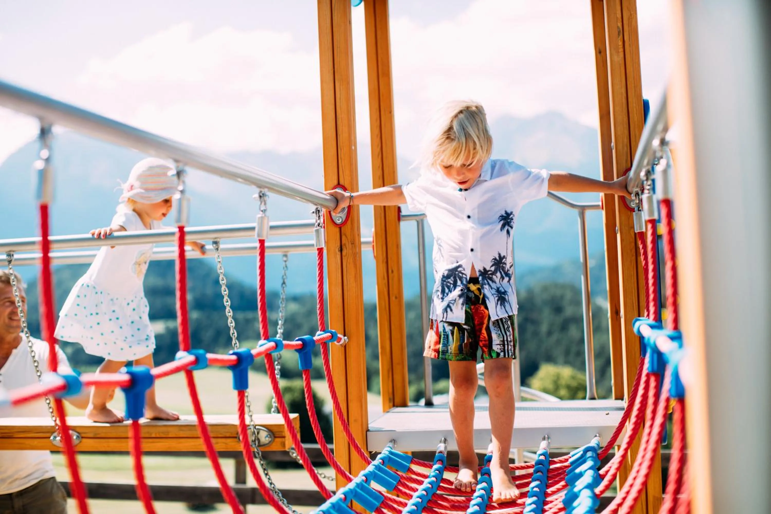 Children play ground in Pitzis Kinderhotel - Family Only