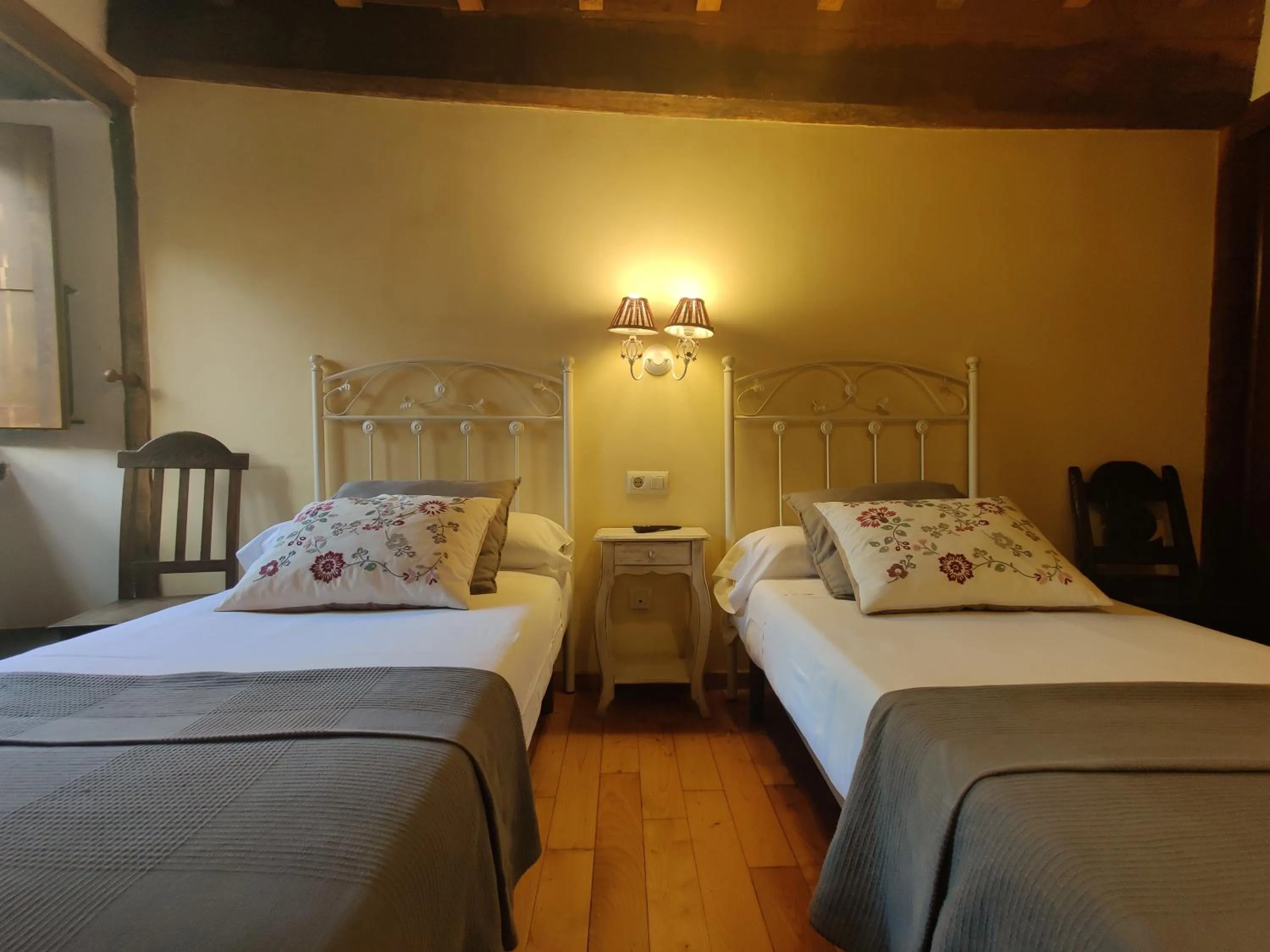 Bed in O Muiño de Pena