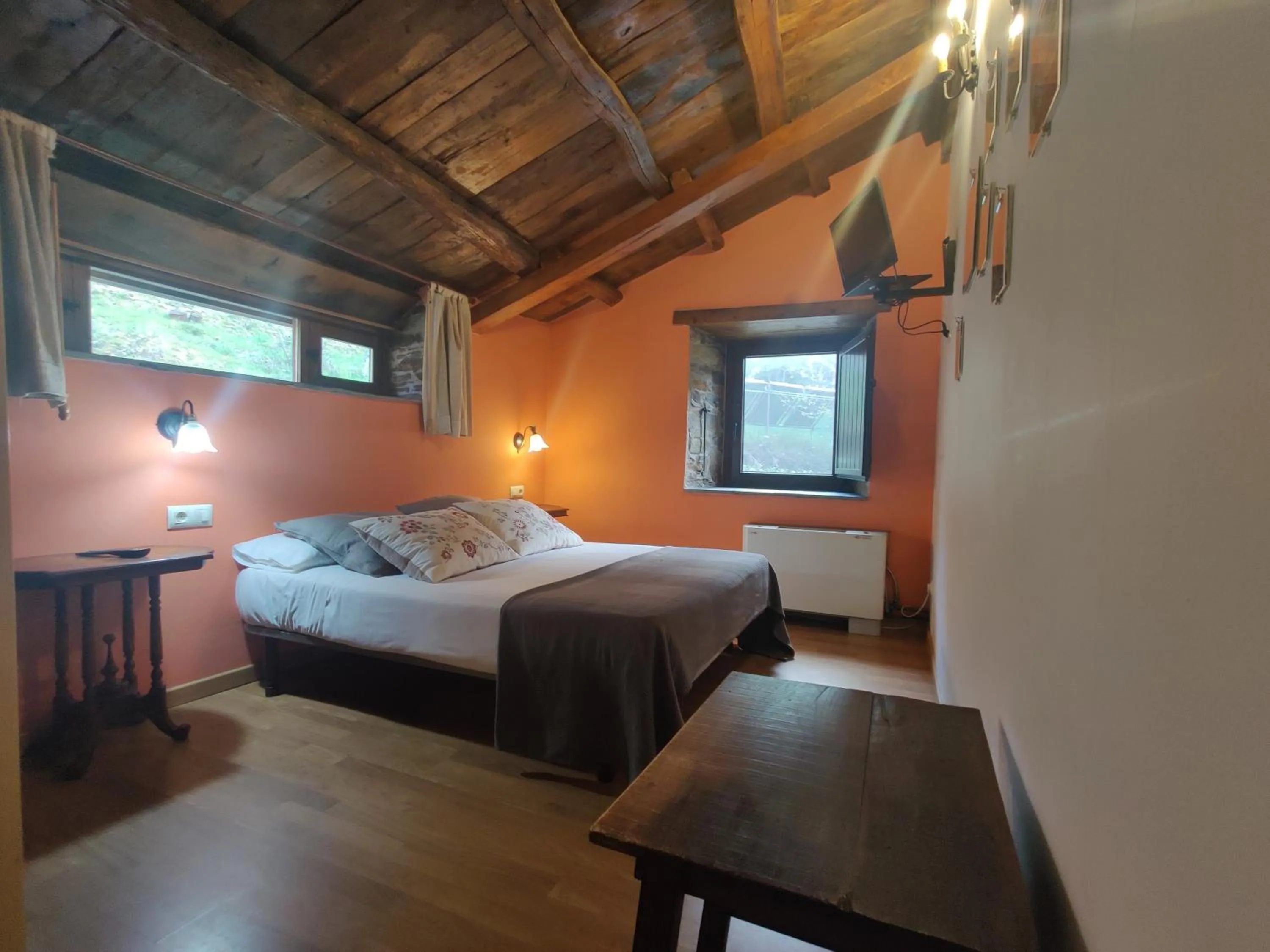 Bed in O Muiño de Pena