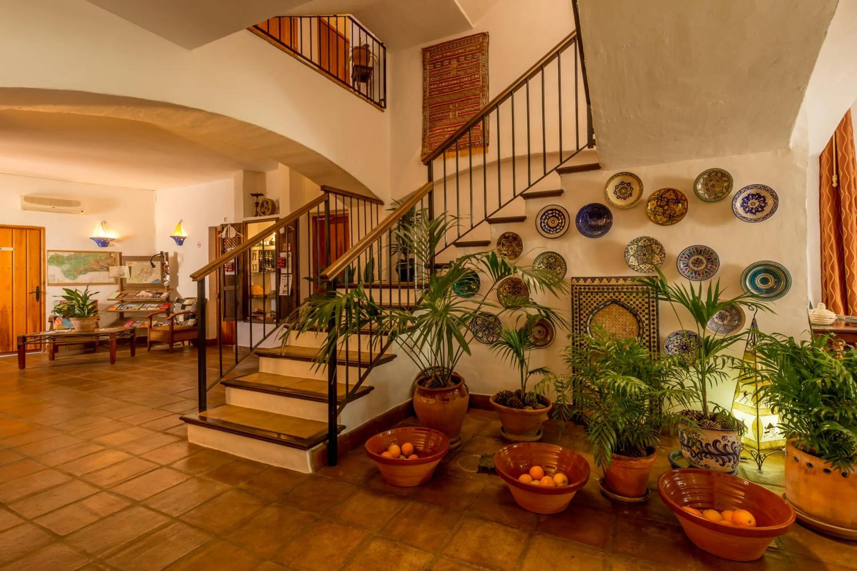 Lobby or reception in Hotel Los Castaños
