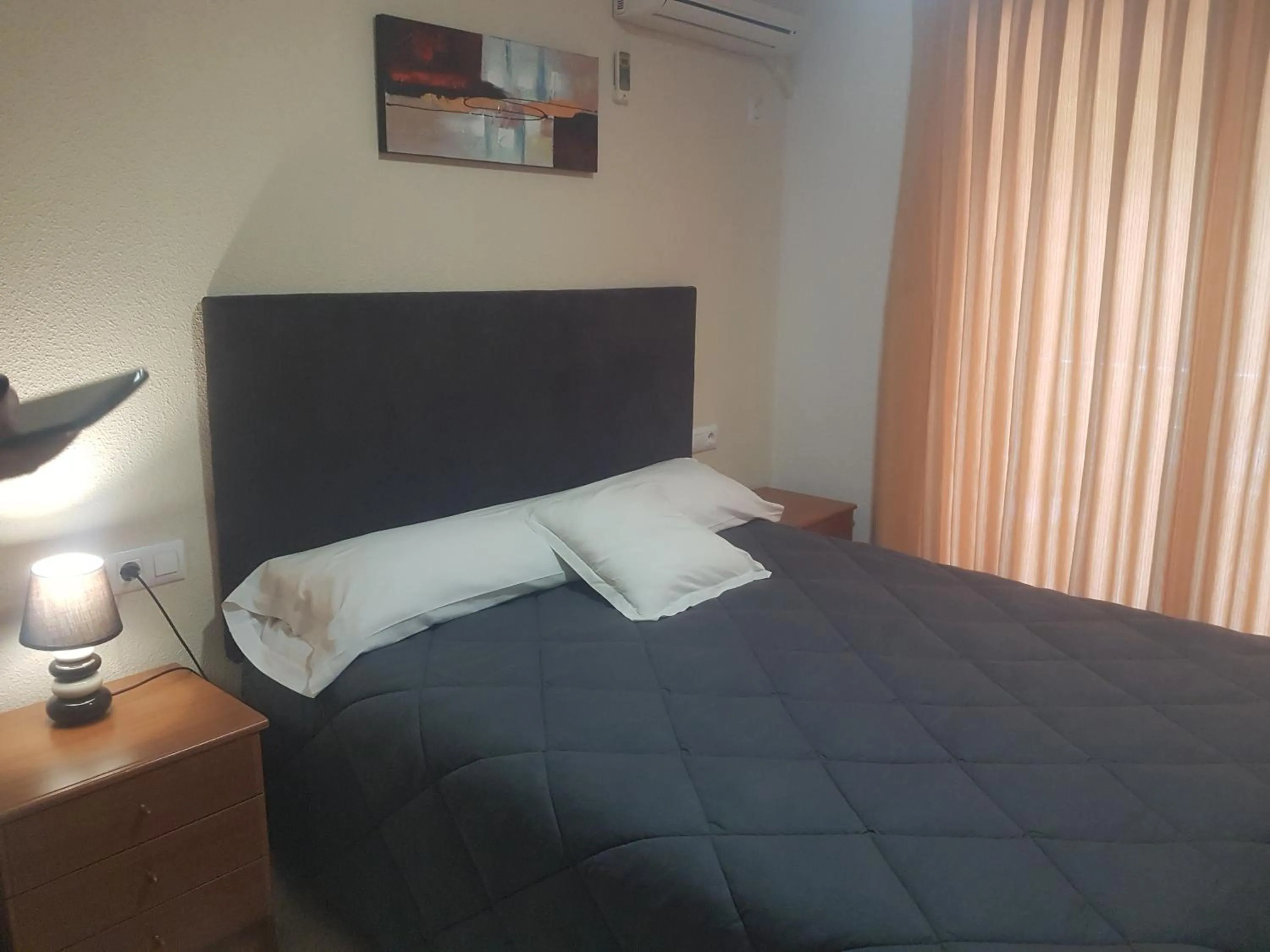 Bed in Hotel L'Escala