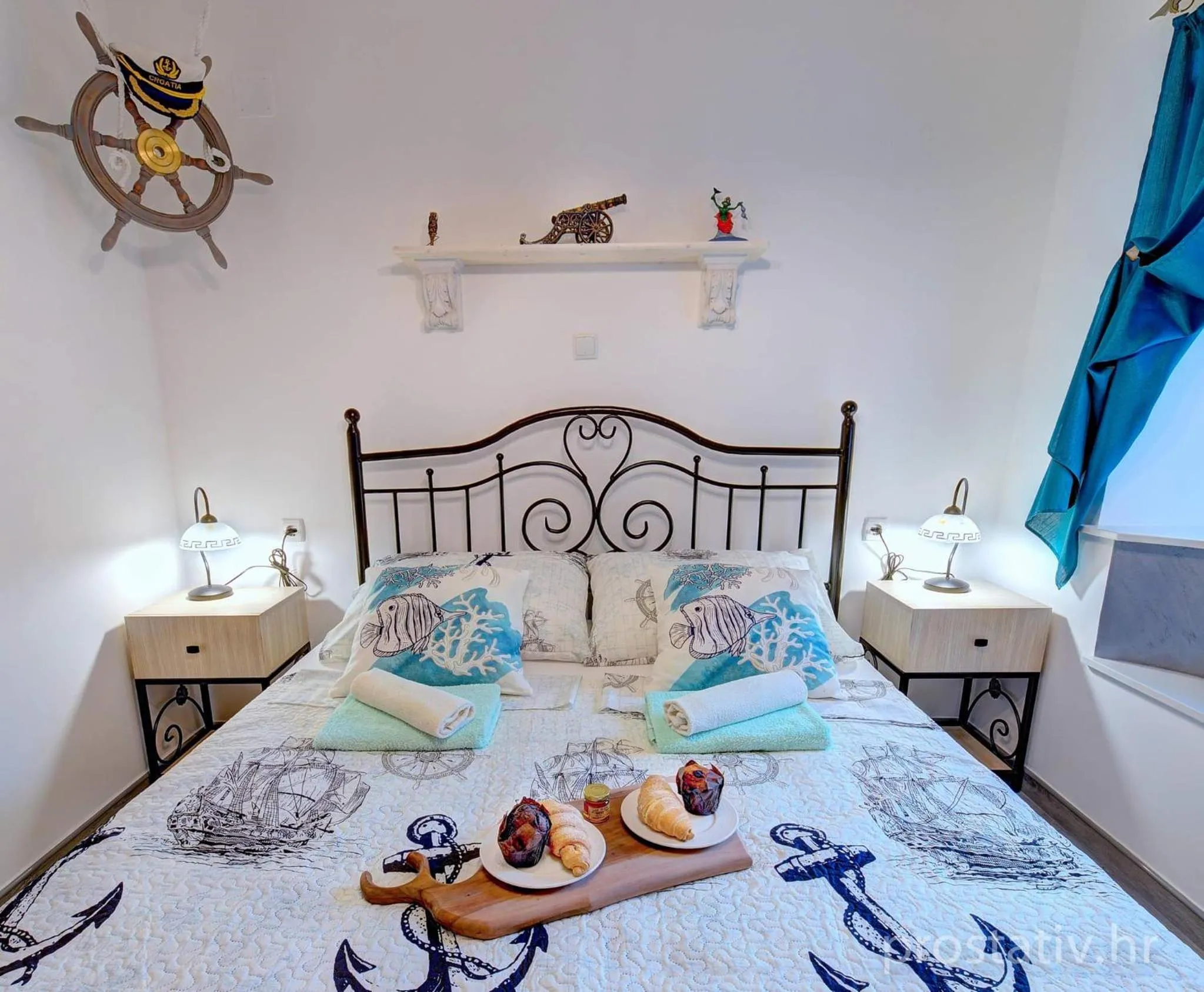 Bed in City Apartments & Studio App Frankopan