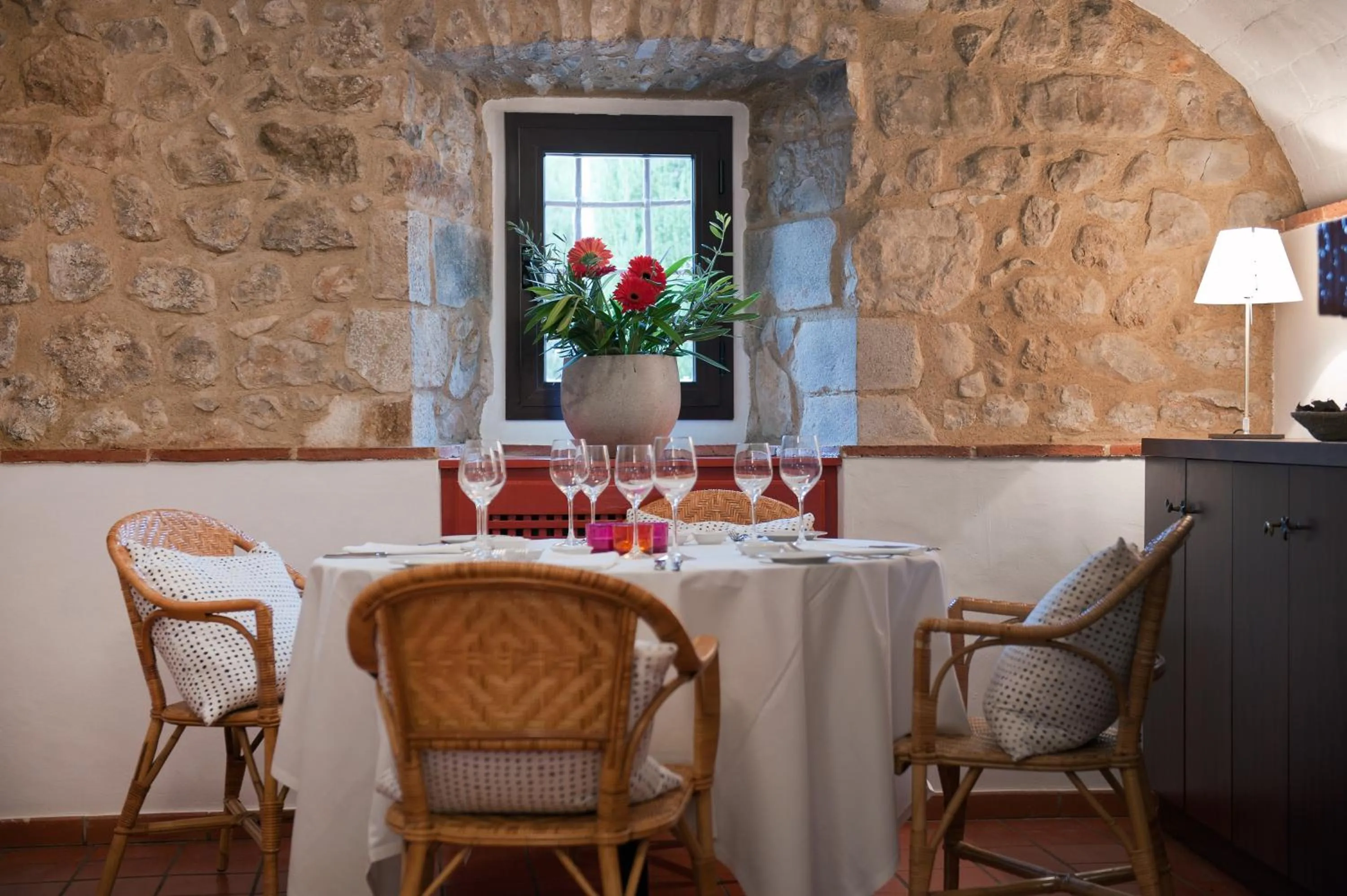 Restaurant/places to eat in Mas Falgarona Hotel Boutique & SPA
