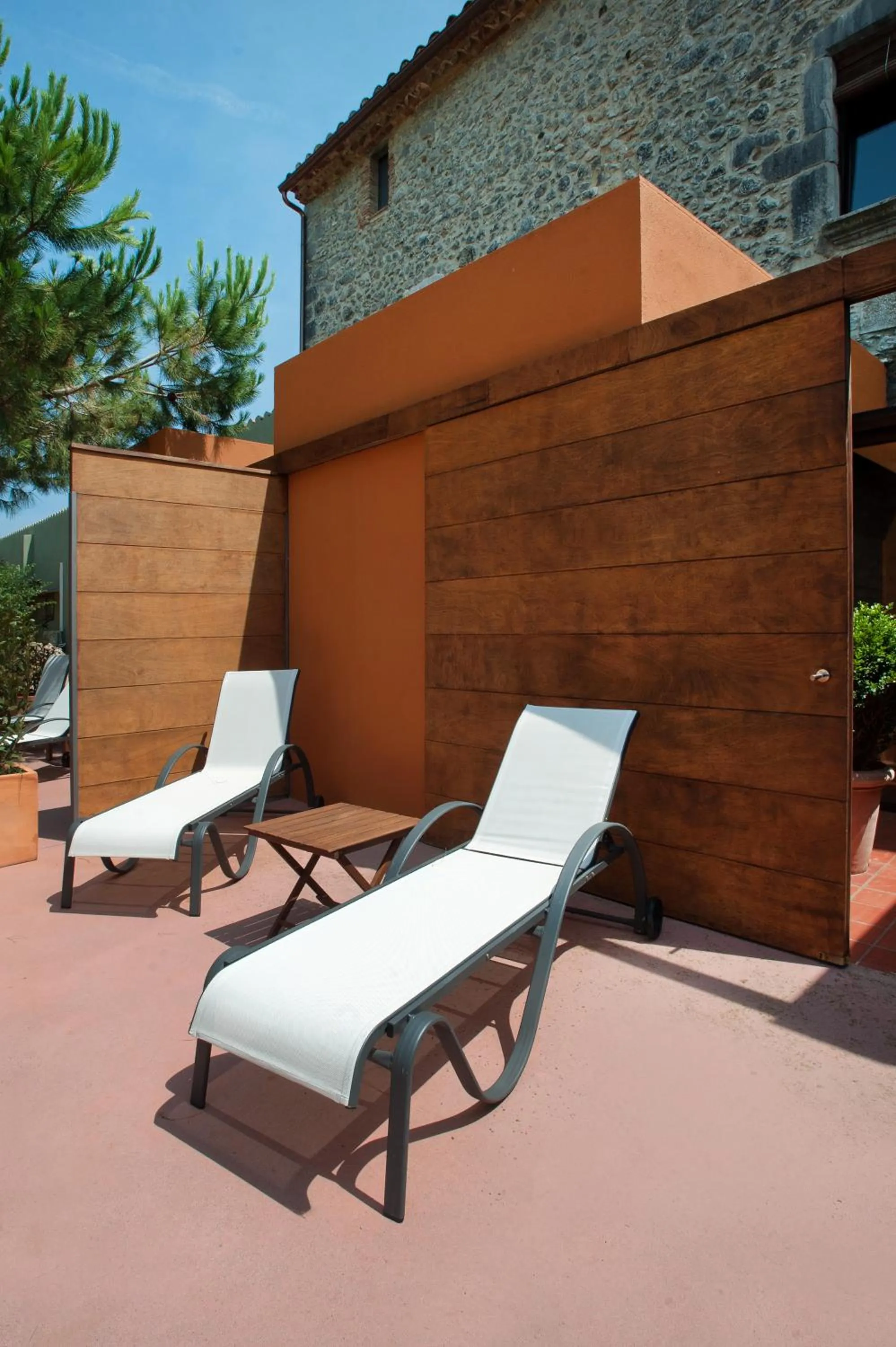 Solarium in Mas Falgarona Hotel Boutique & SPA