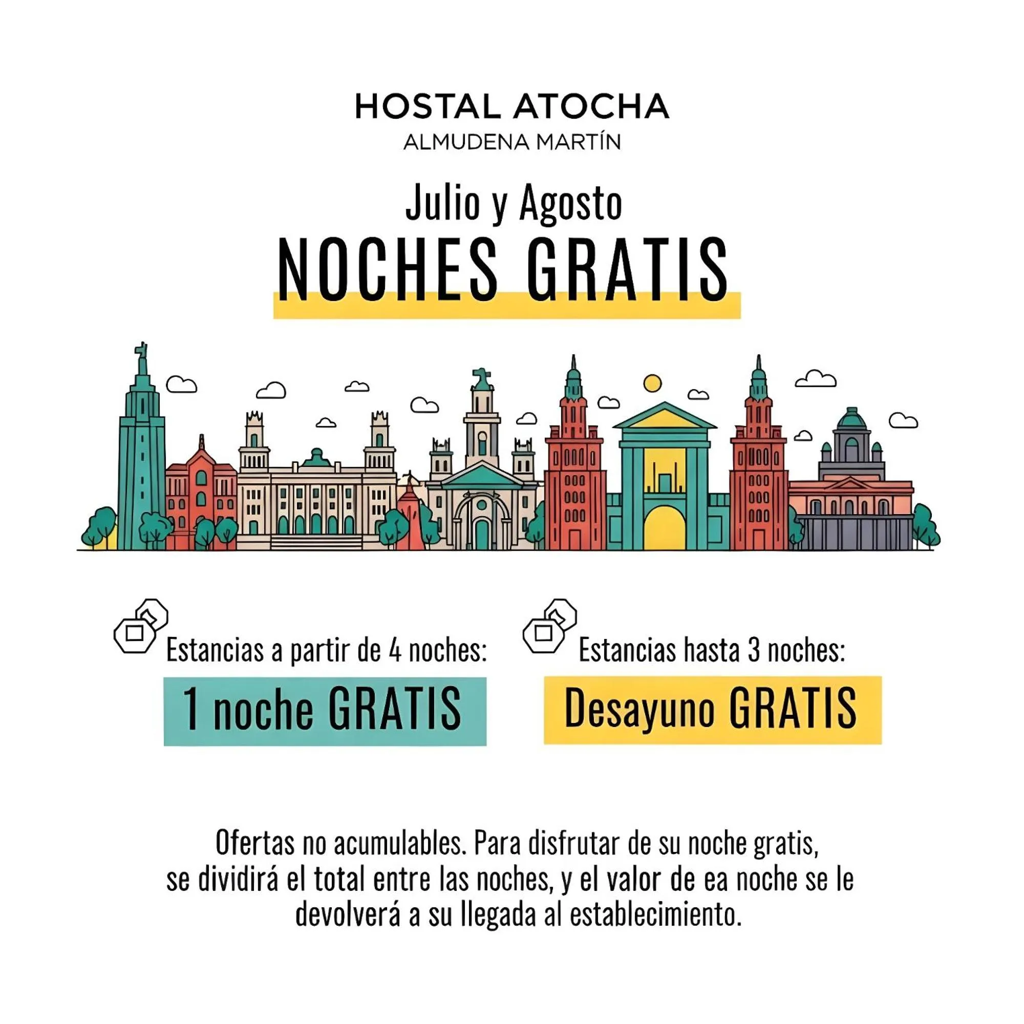 Twin Room in Hostal Atocha Almudena Martín