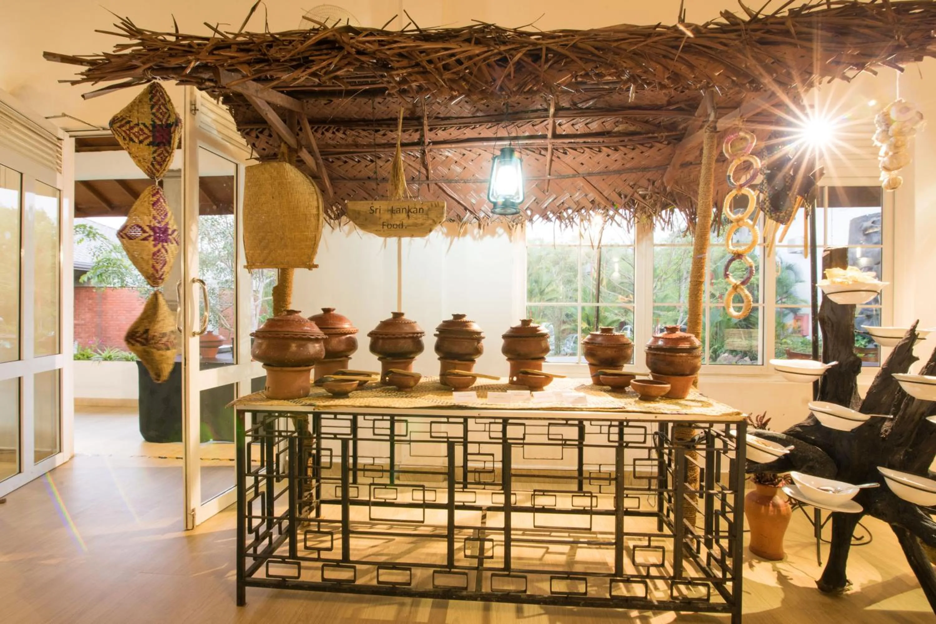 Dining area in Sungreen Resort Habarana
