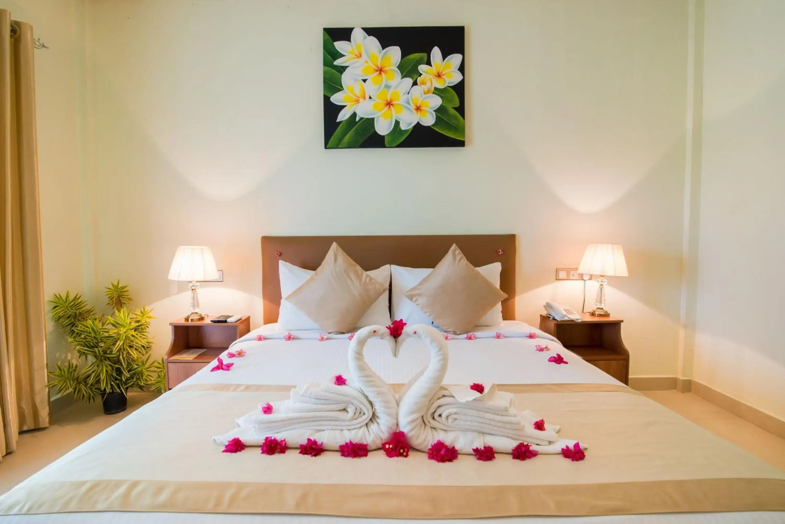 Bed in Sungreen Resort Habarana Bed in Sungreen Resort Habarana