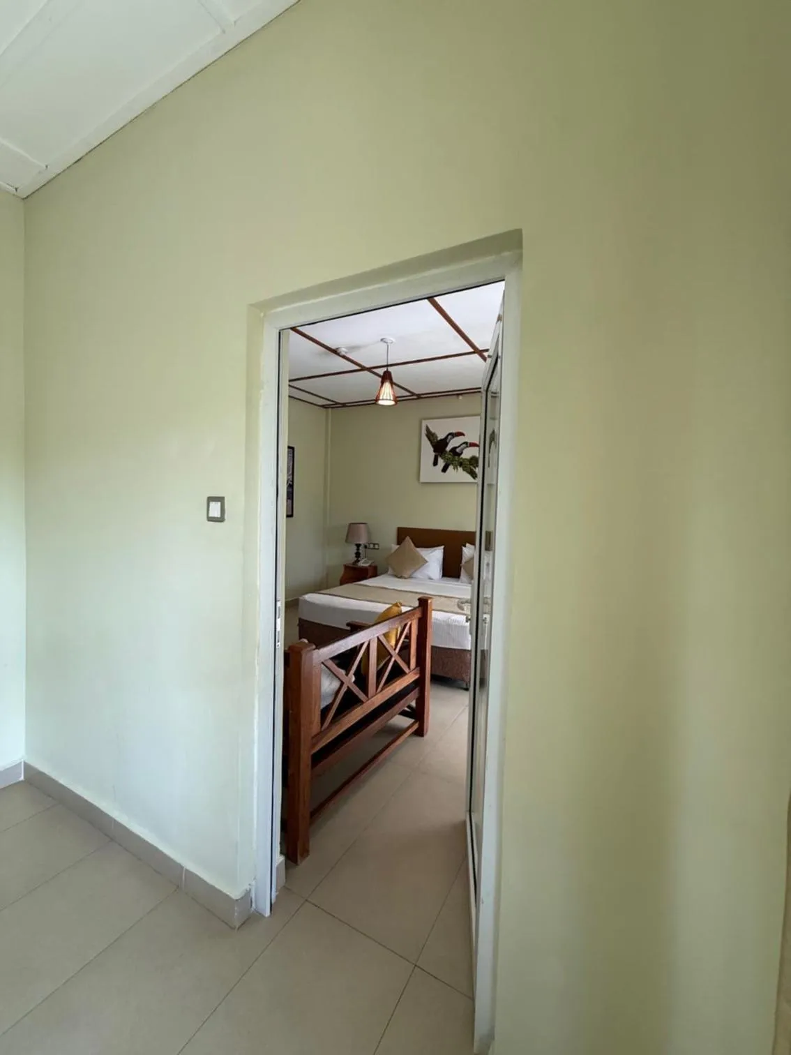 Bed in Sungreen Resort Habarana