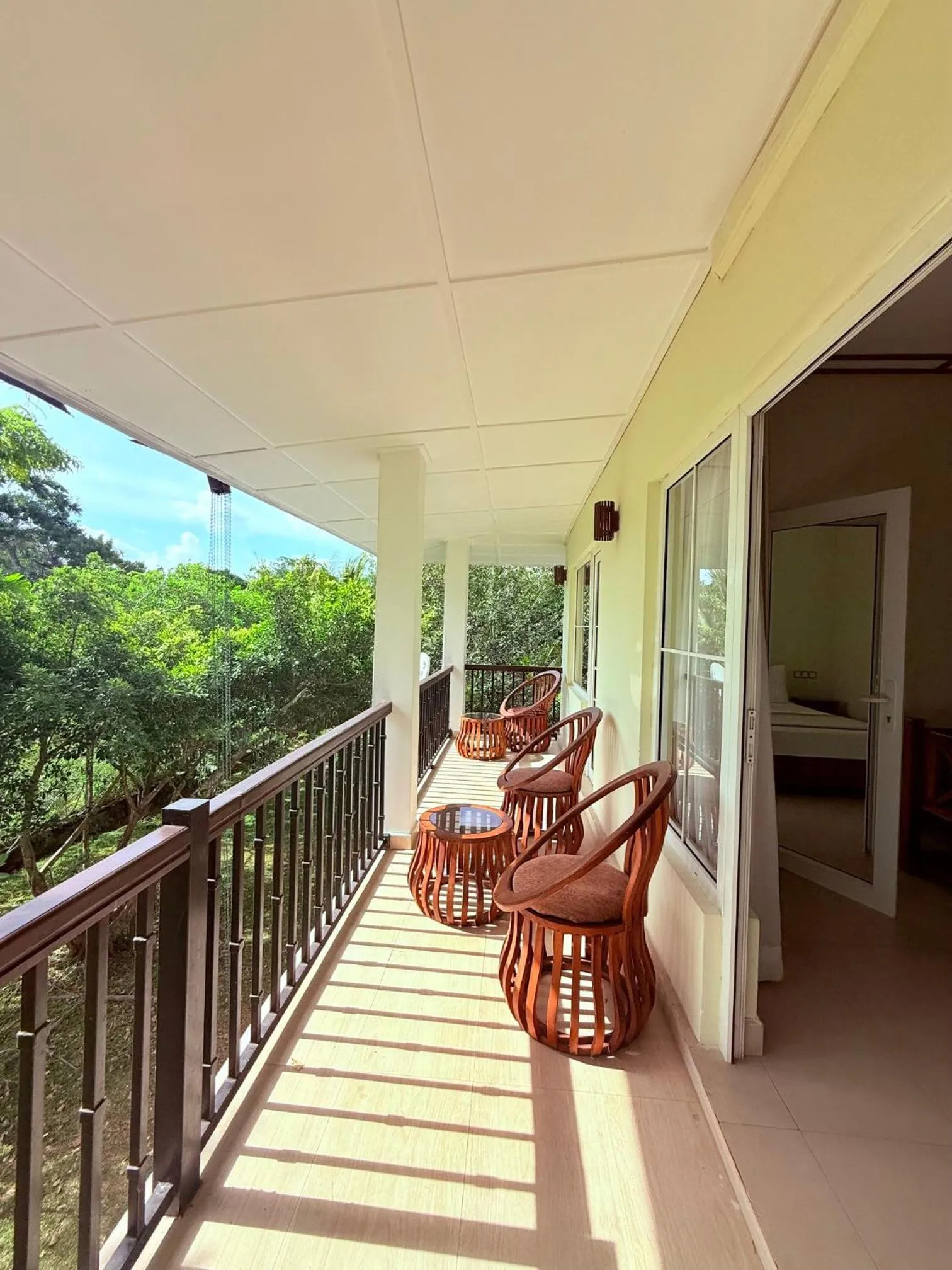 Balcony/Terrace in Sungreen Resort Habarana