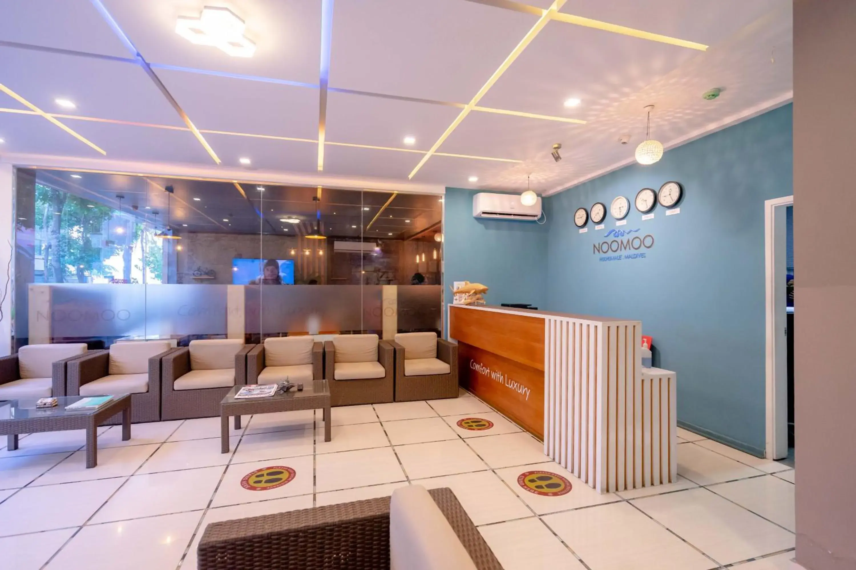 Lobby or reception in Noomoo Hulhumale Lobby or reception in Noomoo Hulhumale