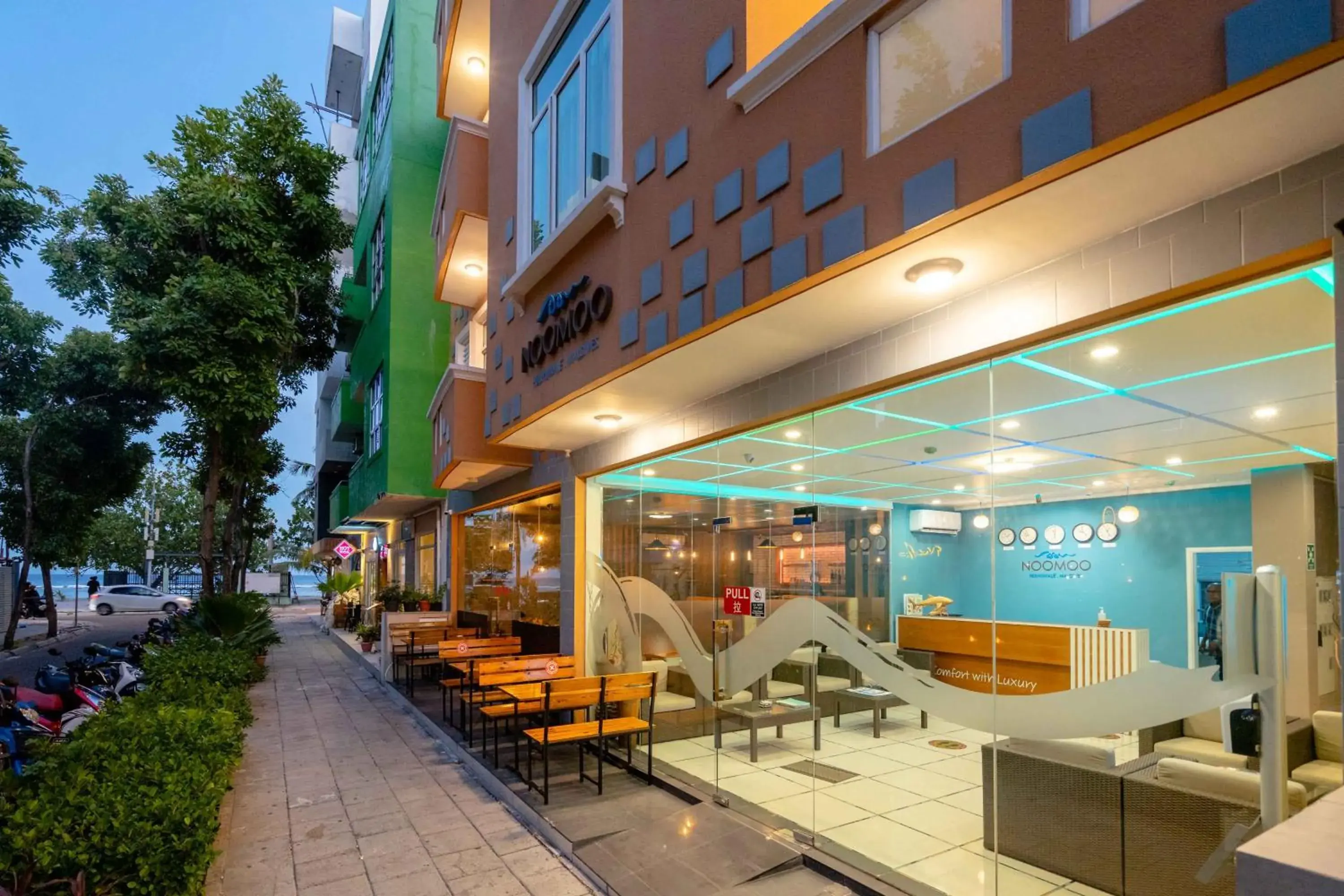 Facade/entrance in Noomoo Hulhumale Facade/entrance in Noomoo Hulhumale