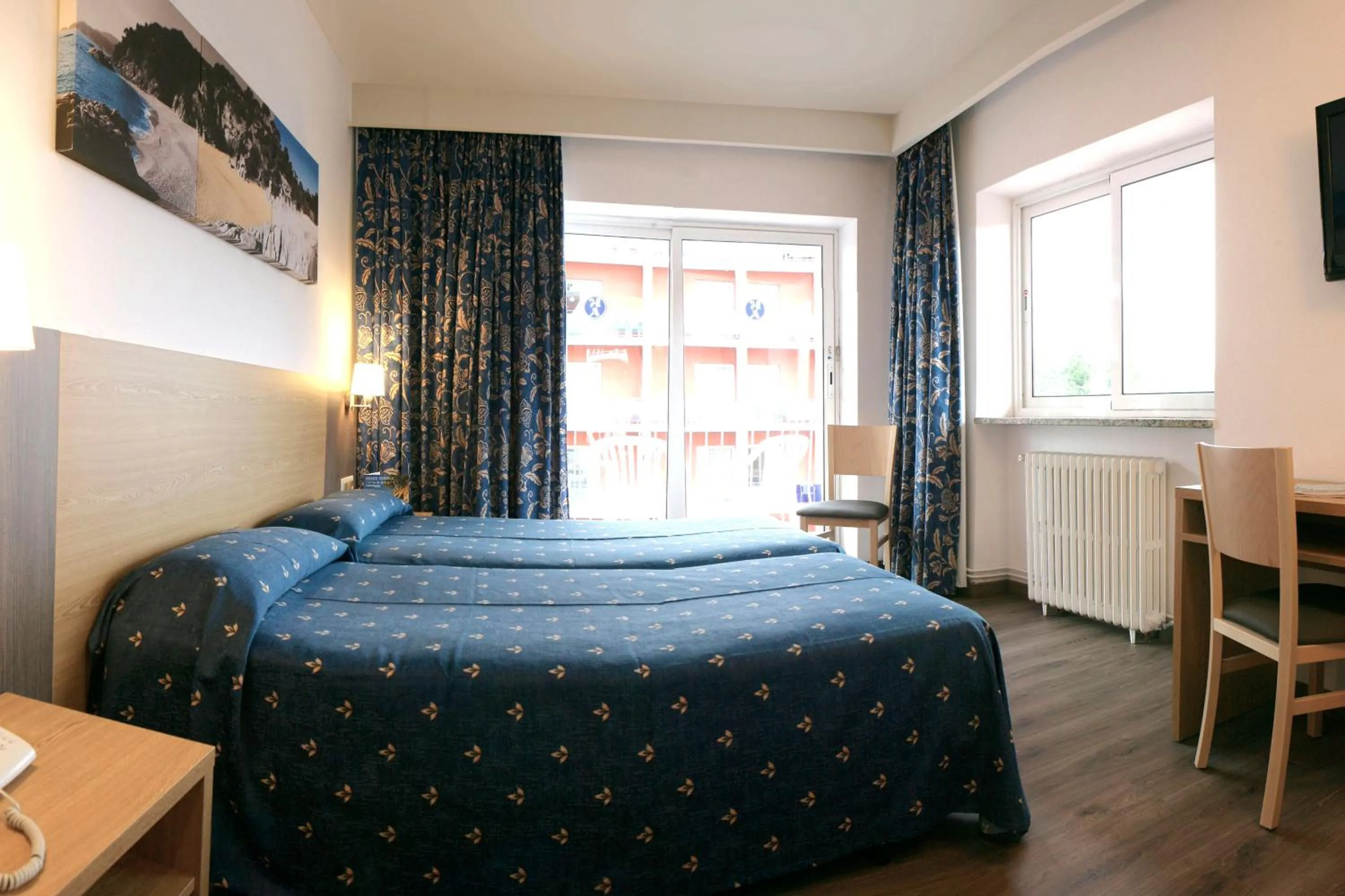 Bed in Hotel Acapulco