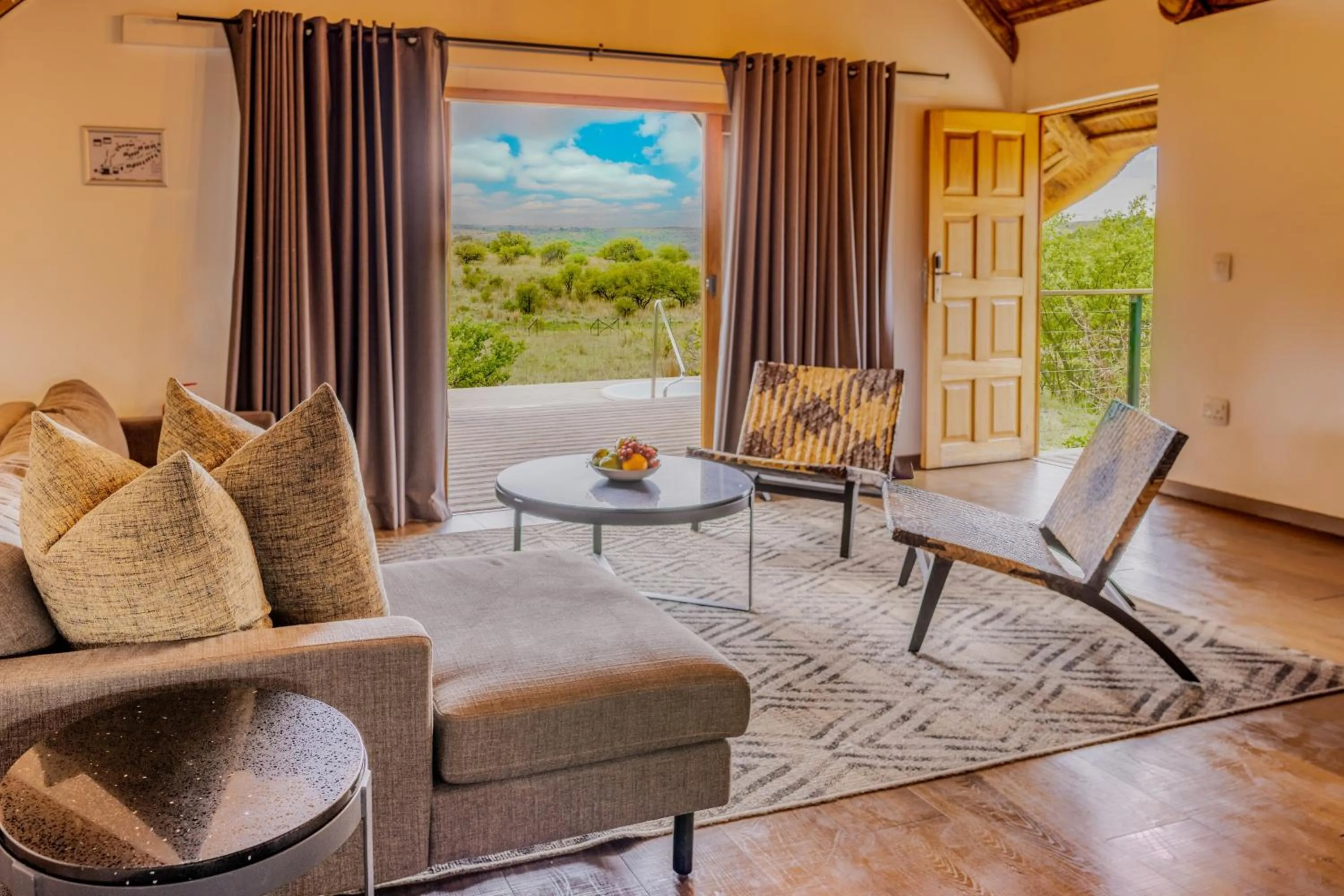 Seating area in Cradle Boutique Hotel