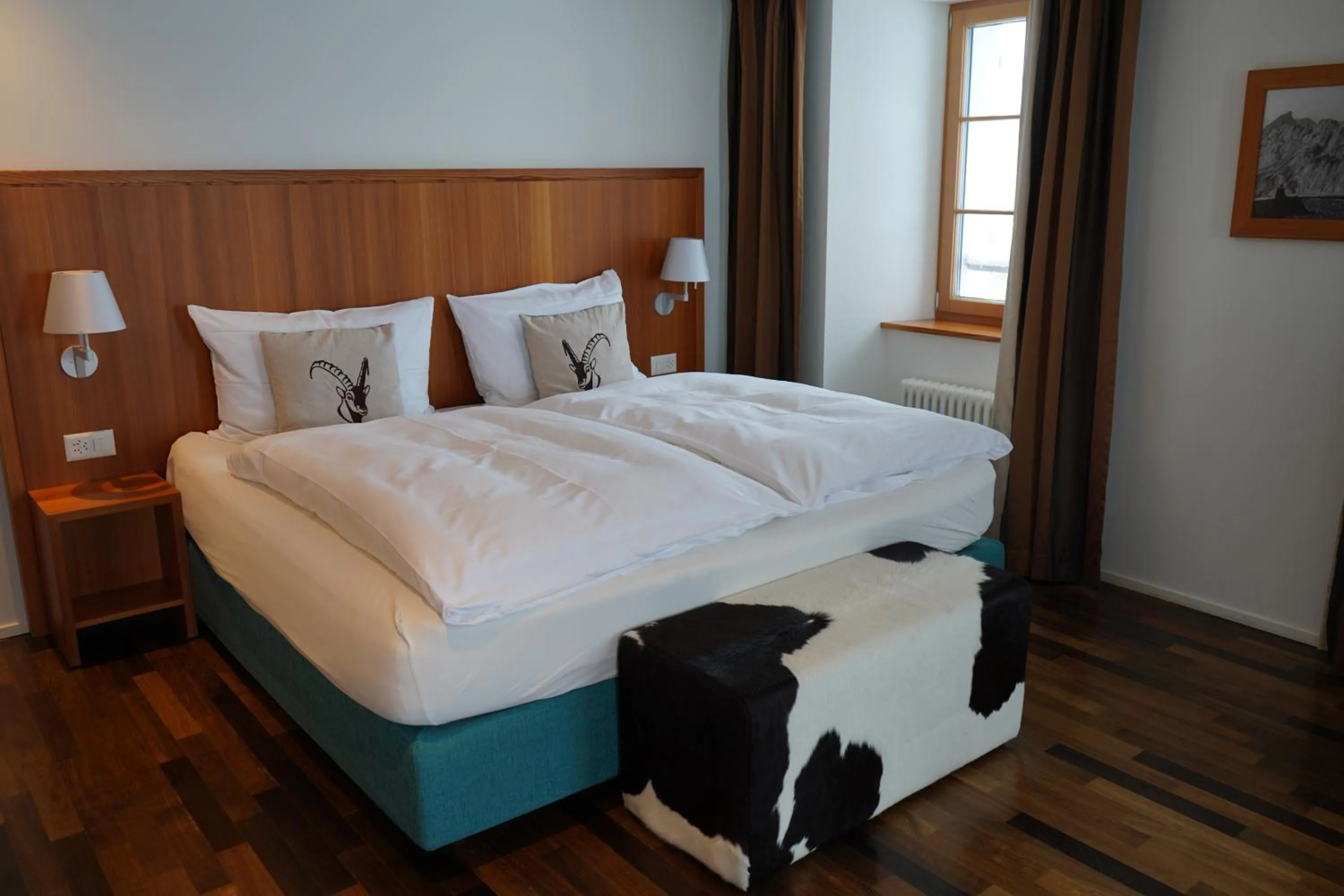 Photo of the whole room, Bed in Hotel Pilatus-Kulm