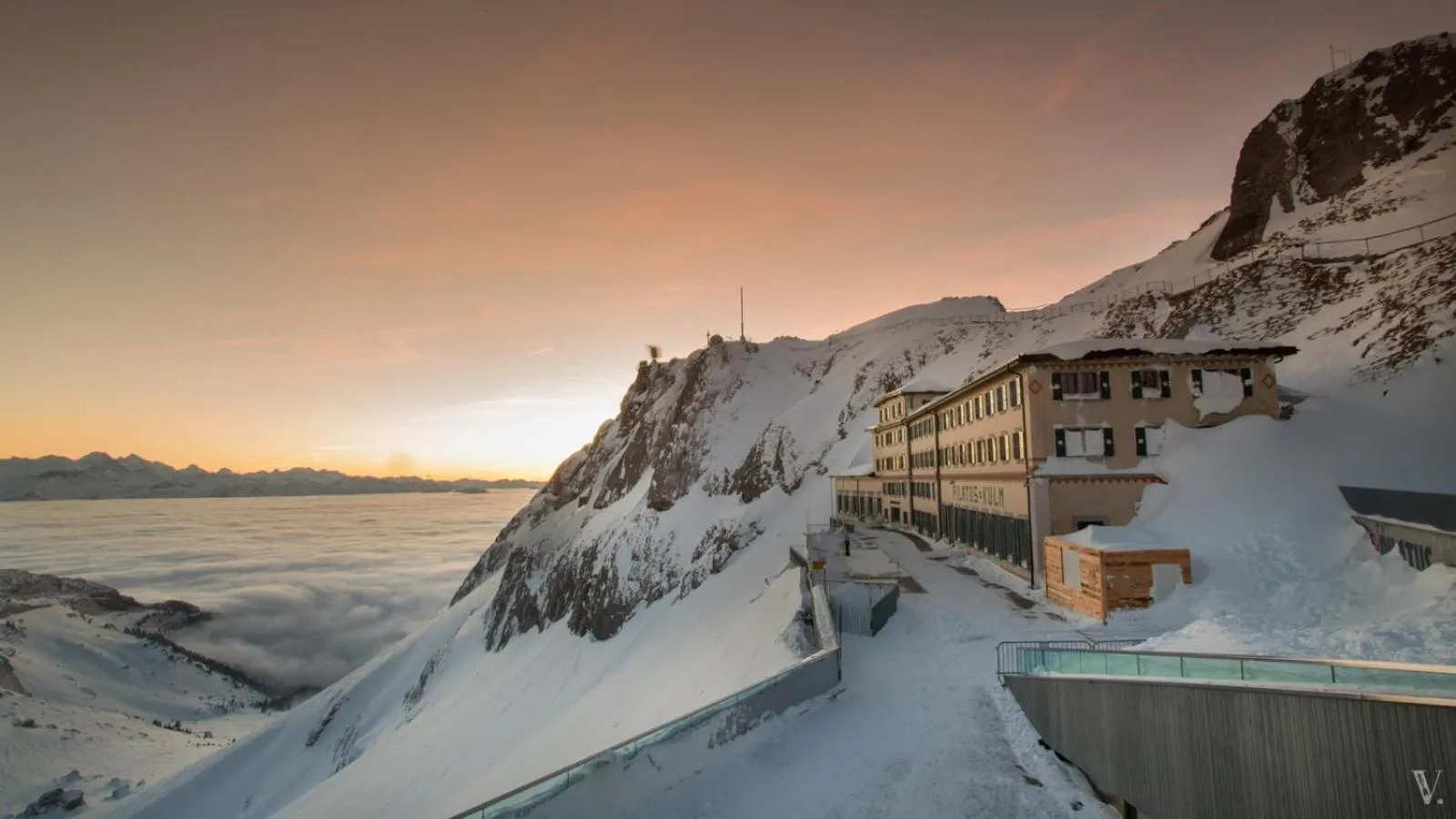Winter in Hotel Pilatus-Kulm