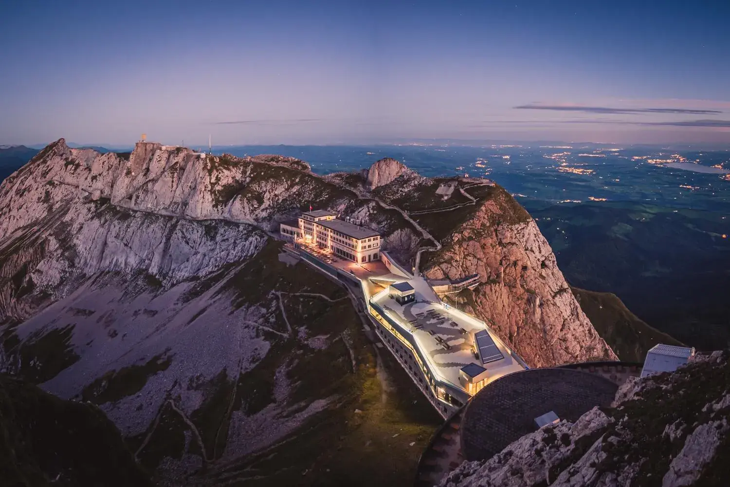 Property building in Hotel Pilatus-Kulm Property building in Hotel Pilatus-Kulm