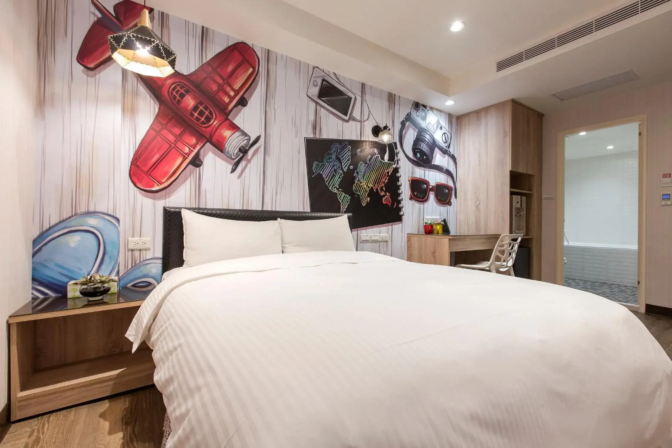 Bed in The Young Hotel Bed in The Young Hotel