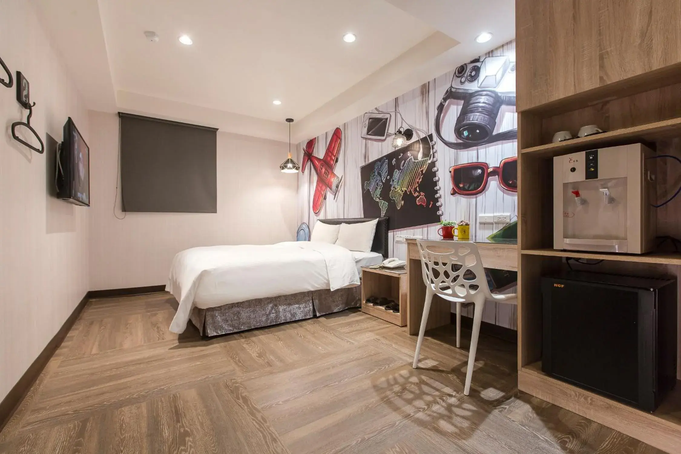 Bed in The Young Hotel Bed in The Young Hotel