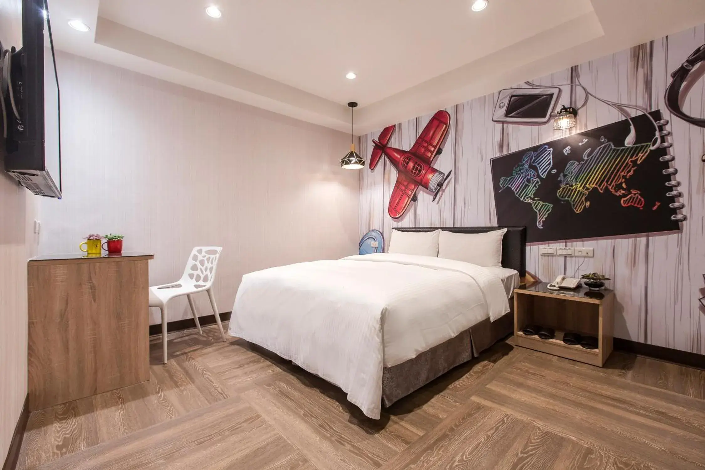 Bed in The Young Hotel Bed in The Young Hotel