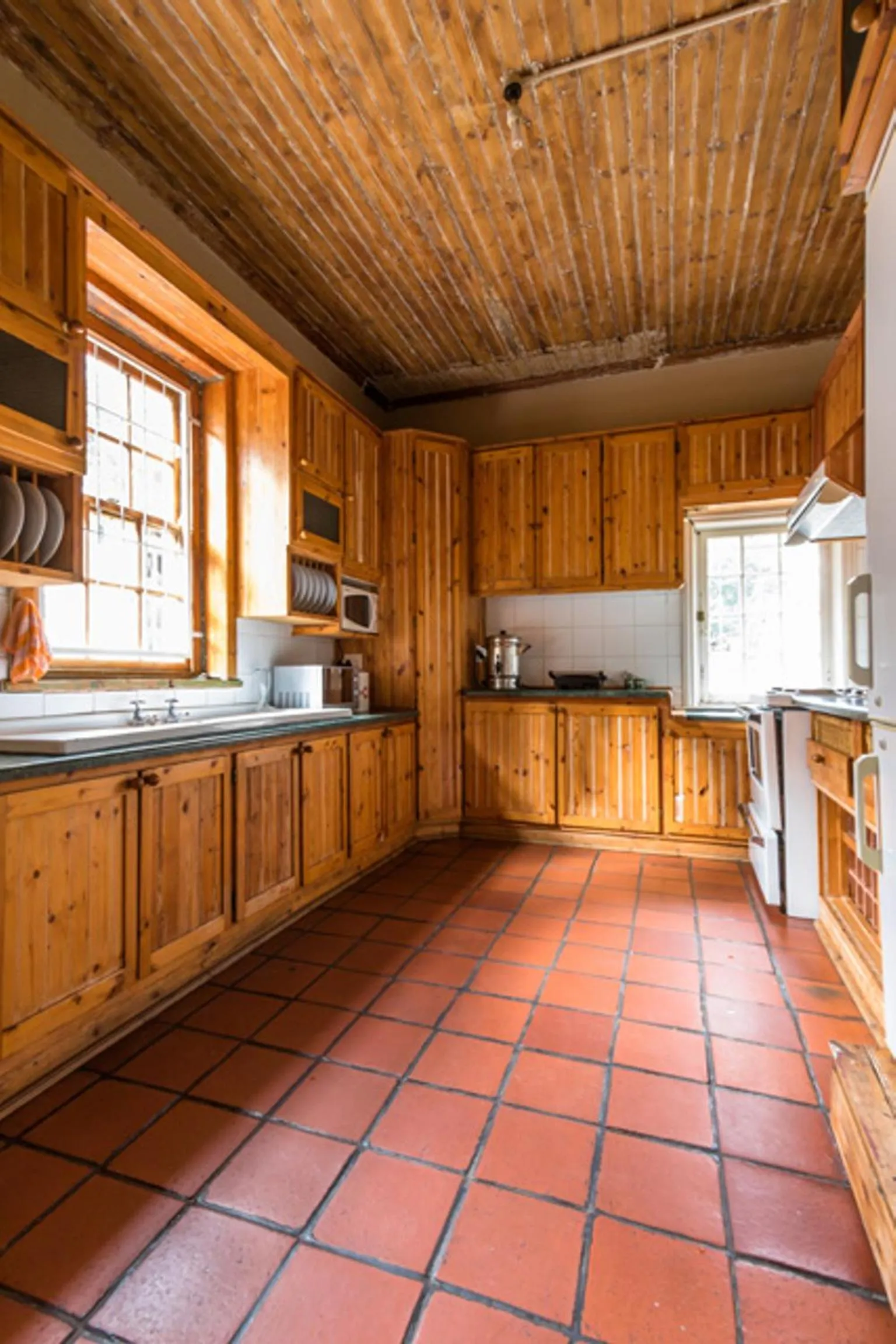 Communal kitchen in NANNA ROUS' TOWN HOUSE