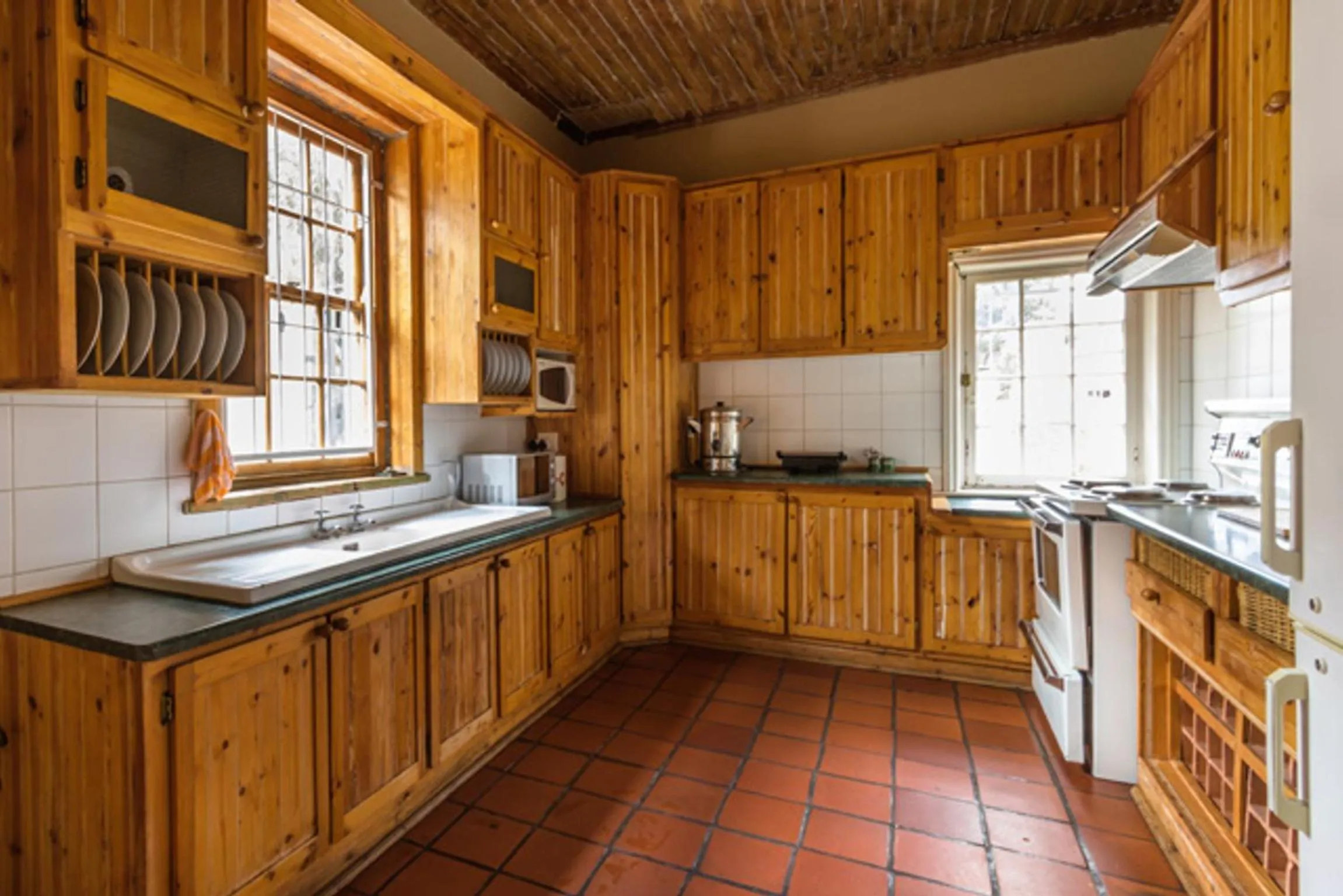 Communal kitchen in NANNA ROUS' TOWN HOUSE