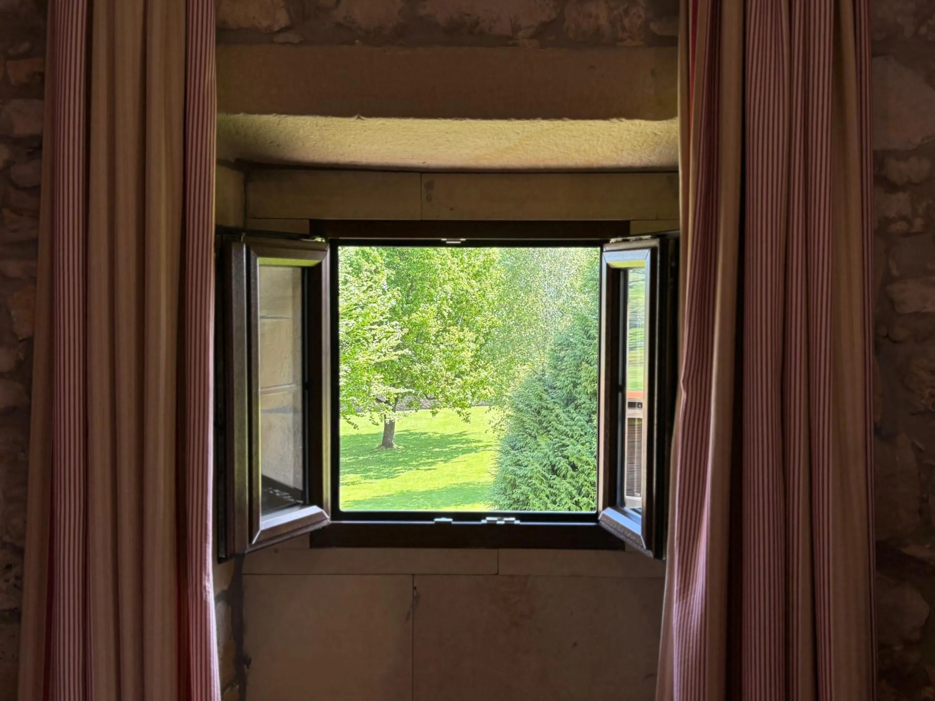 Garden view in Hotel Casona Los Caballeros