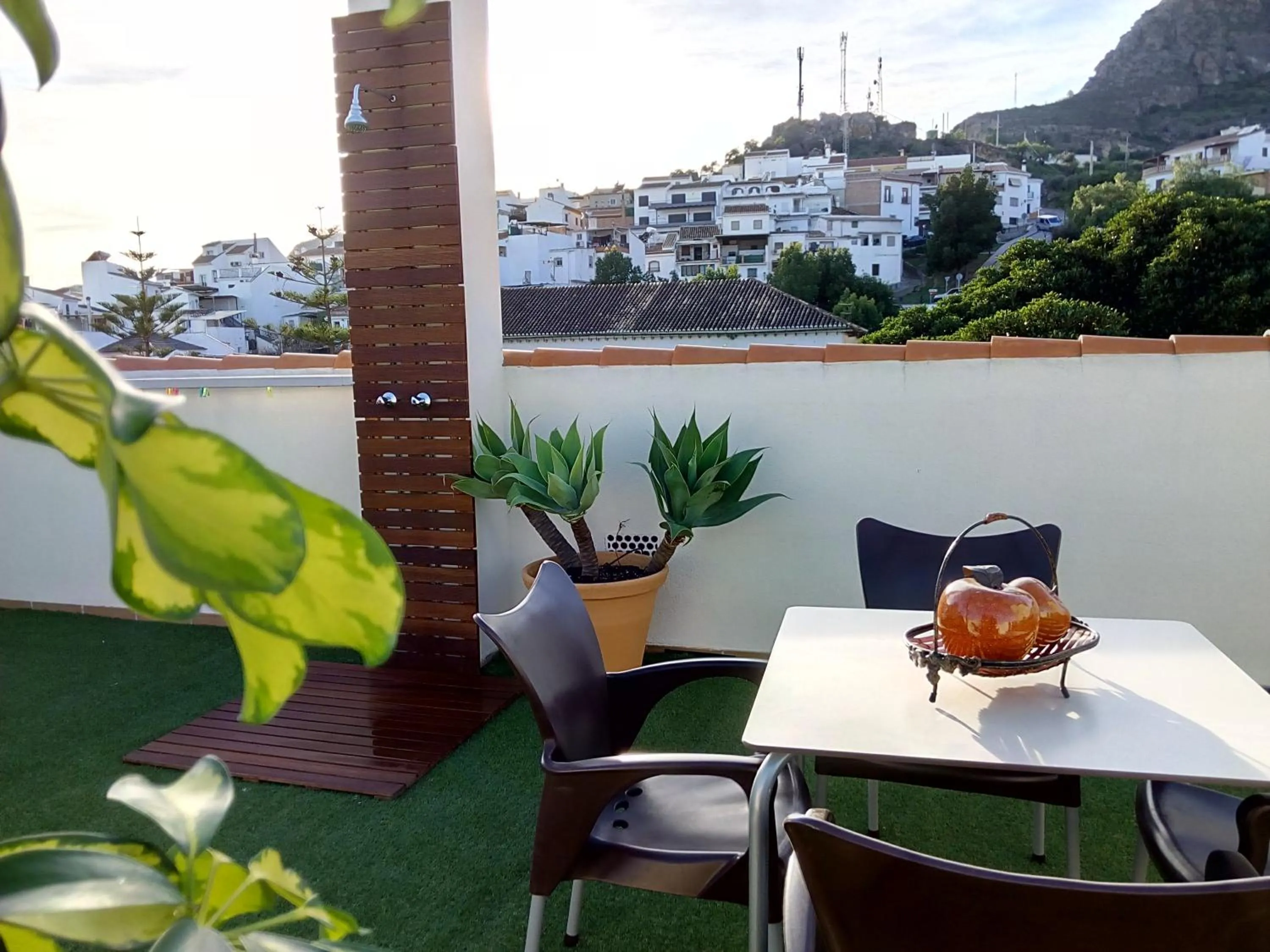 BBQ facilities in Ático Guadalhorce - Mirador privado con barbacoa y solárium