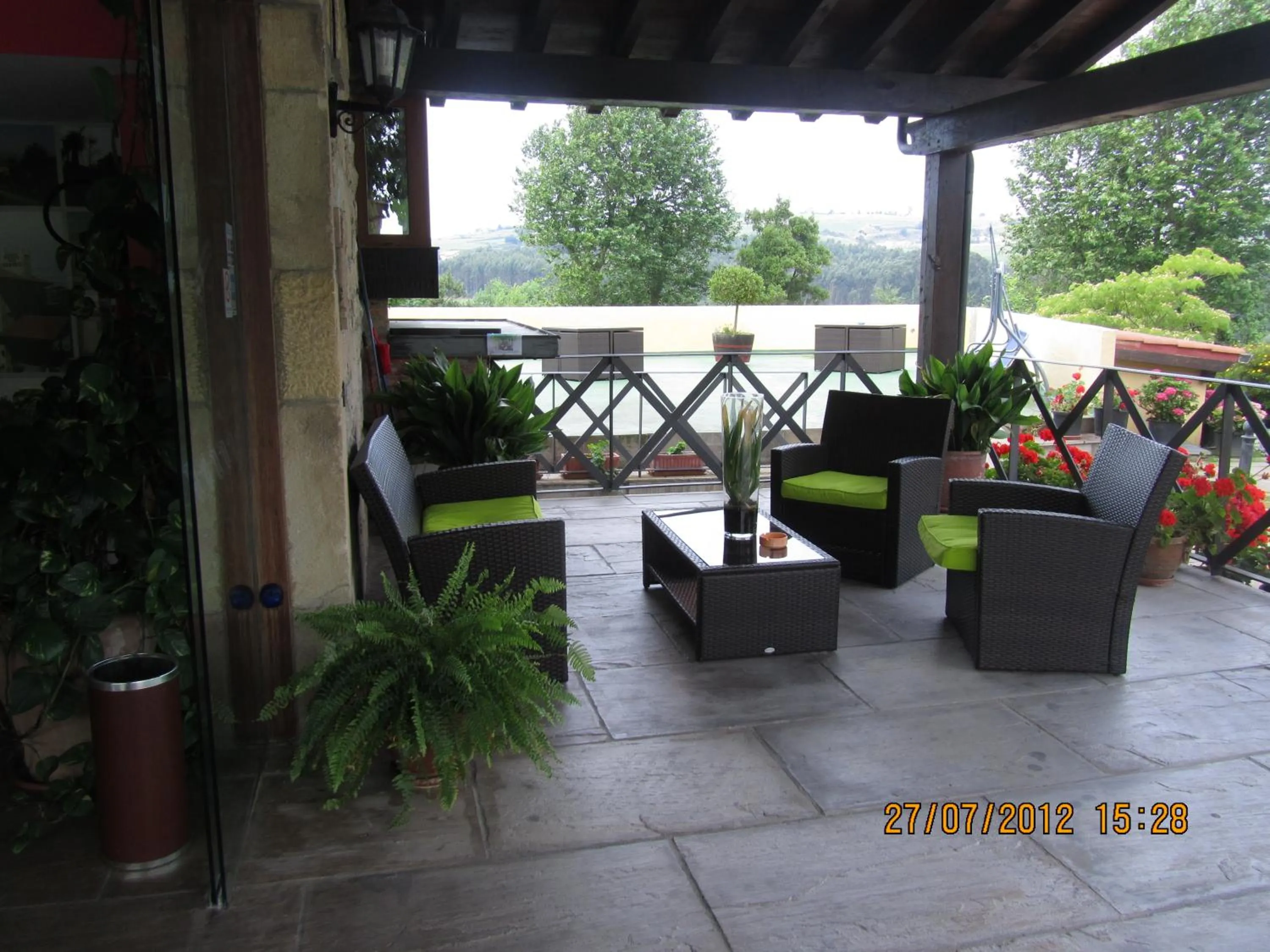 Garden view in Hotel Marfrei