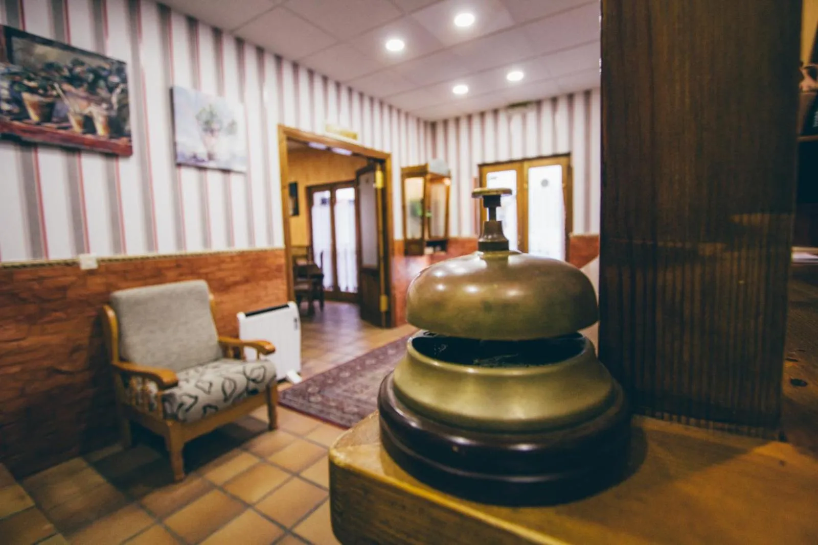 Lobby or reception in Hotel Rural El Molino