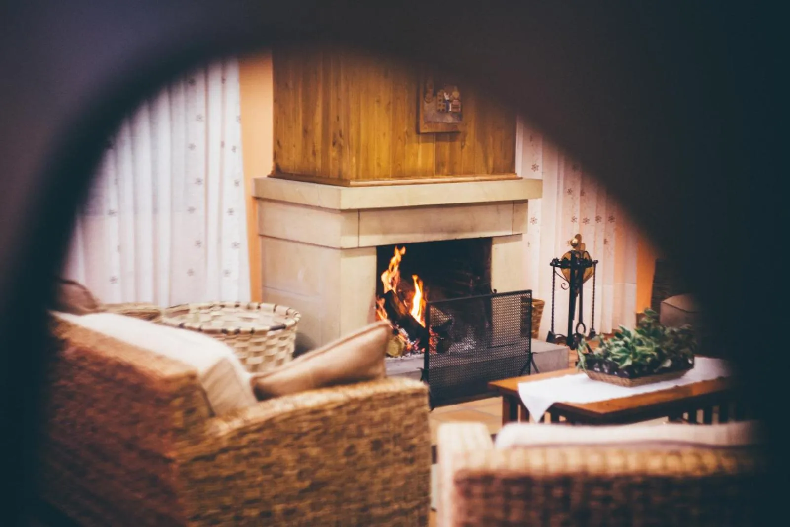 Living room in Hotel Rural El Molino