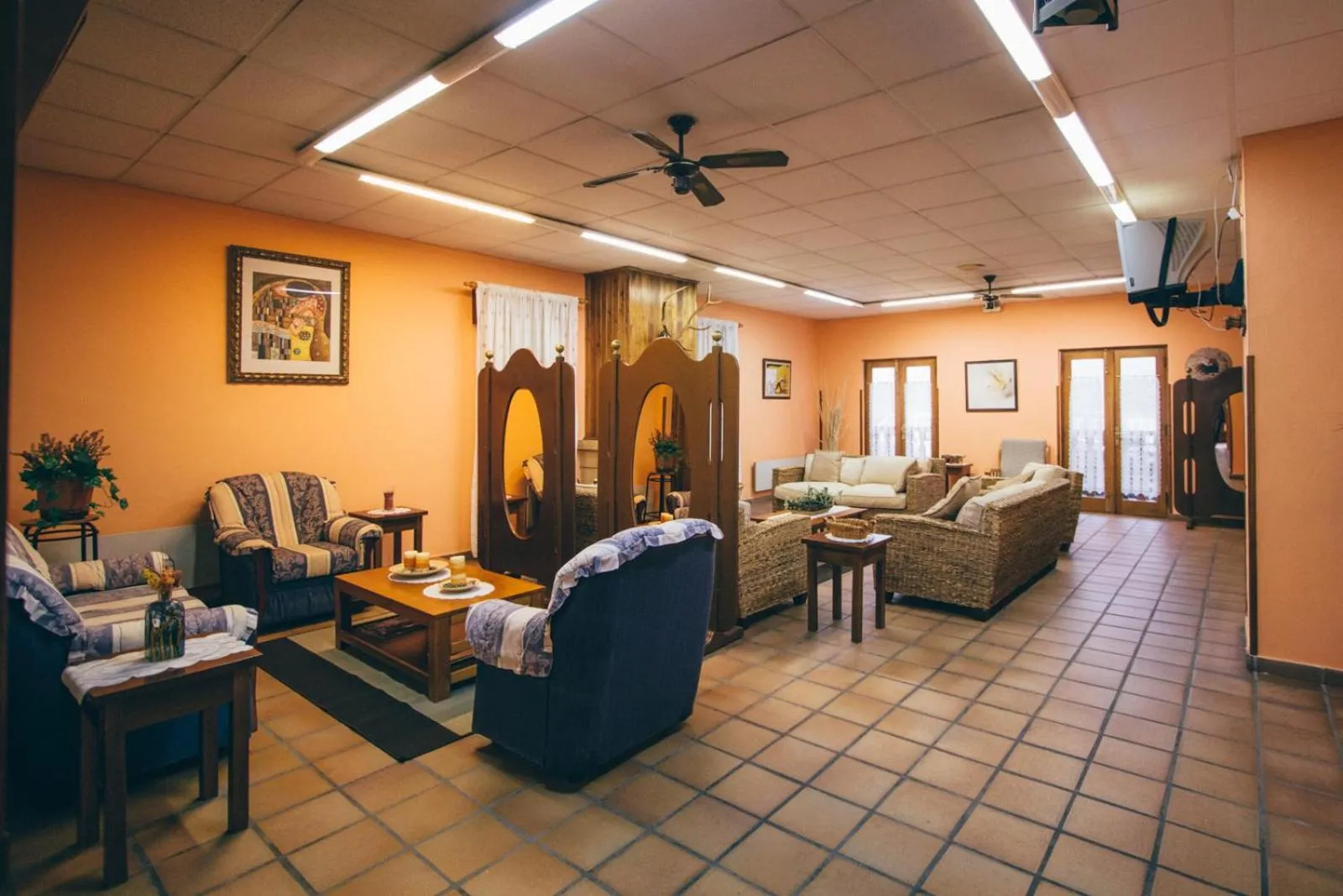 Lobby or reception in Hotel Rural El Molino