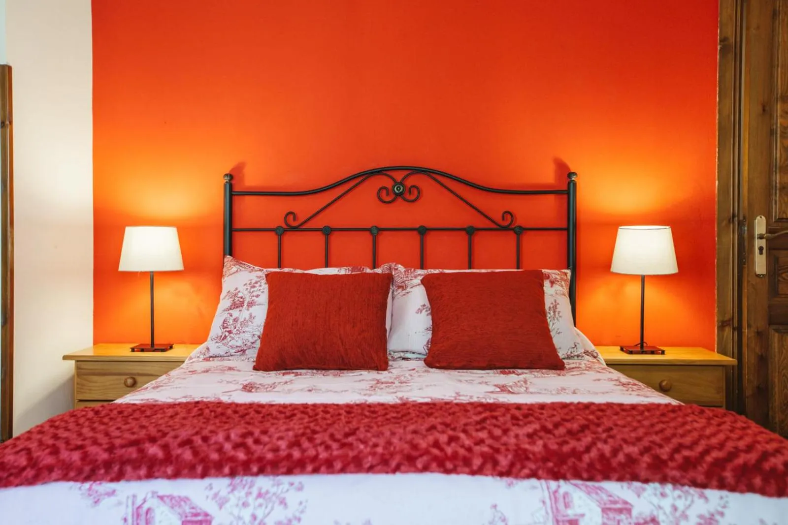 Bed in Hotel Rural El Molino