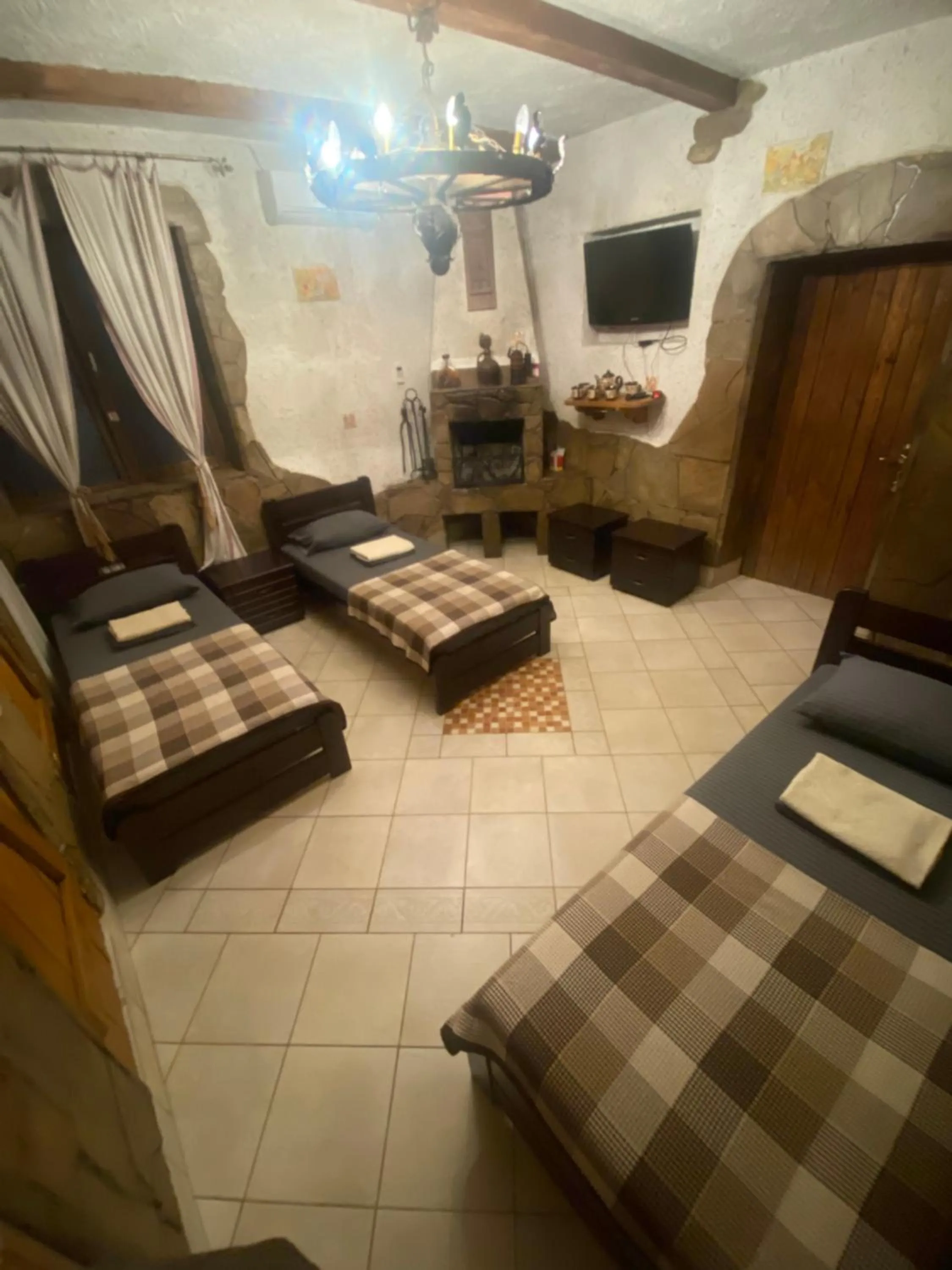 Bed in Inn Khlibodarskiy