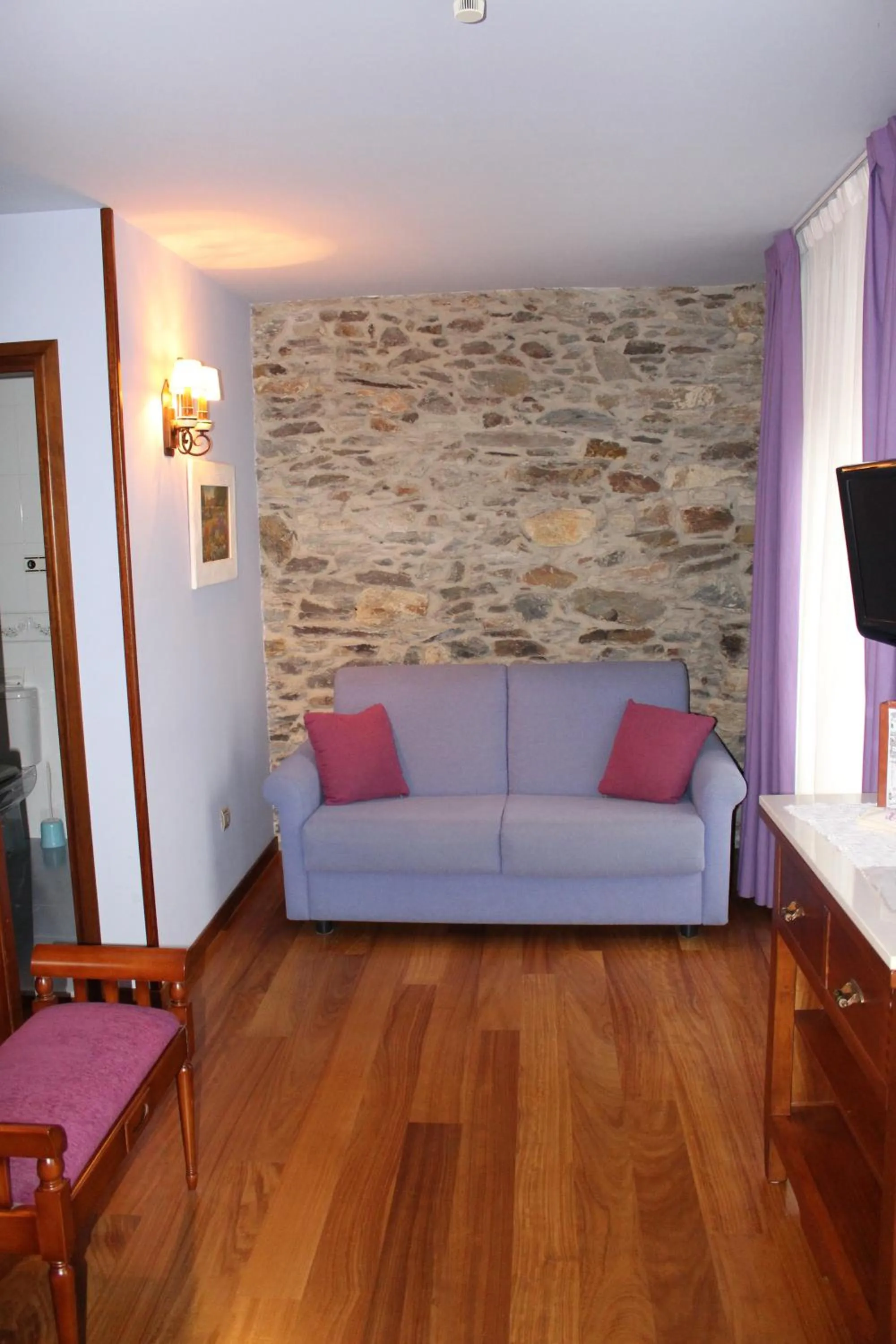 Seating area in Hotel Casa Prendes