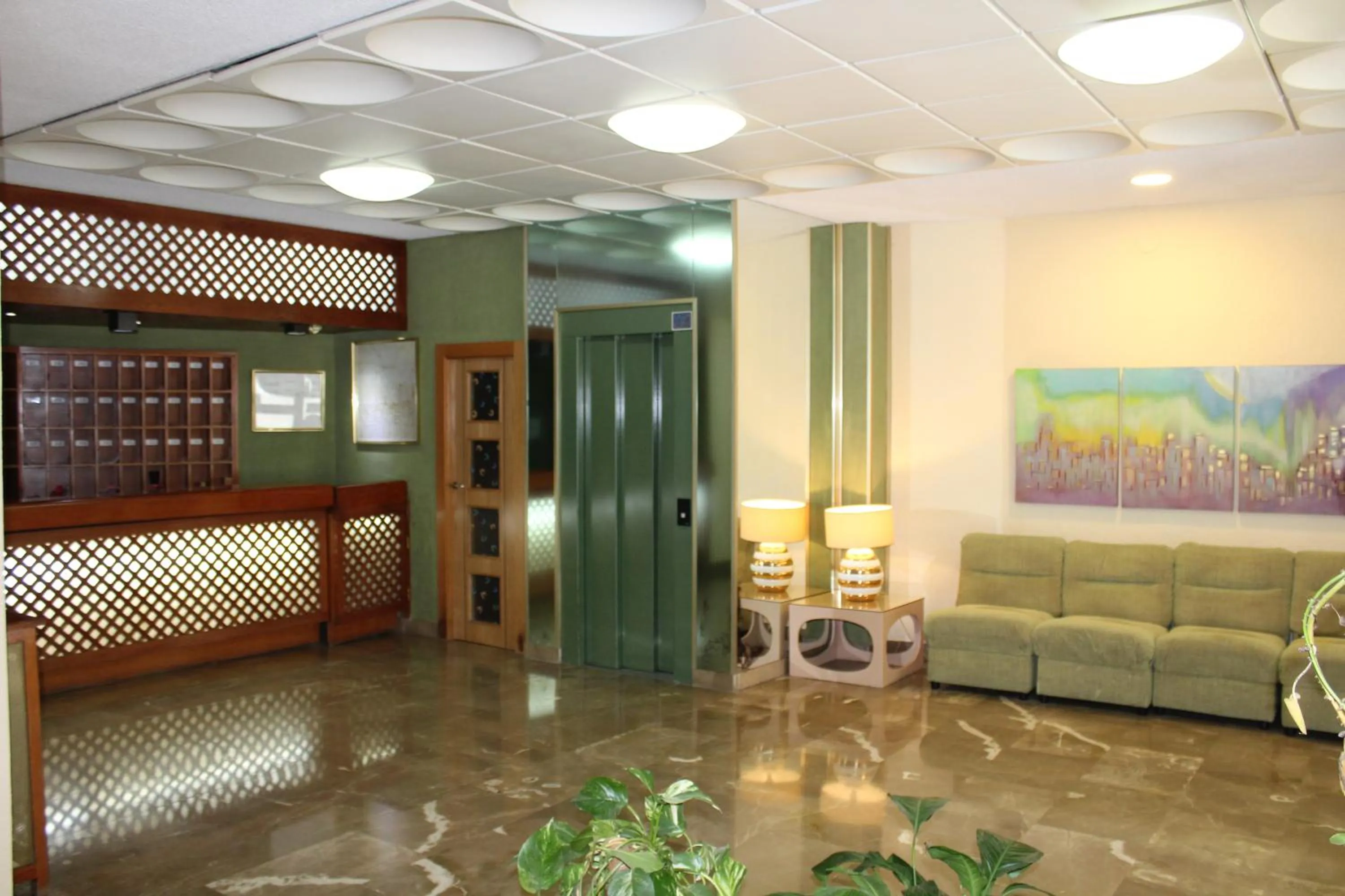 Seating area in Hotel Paraíso