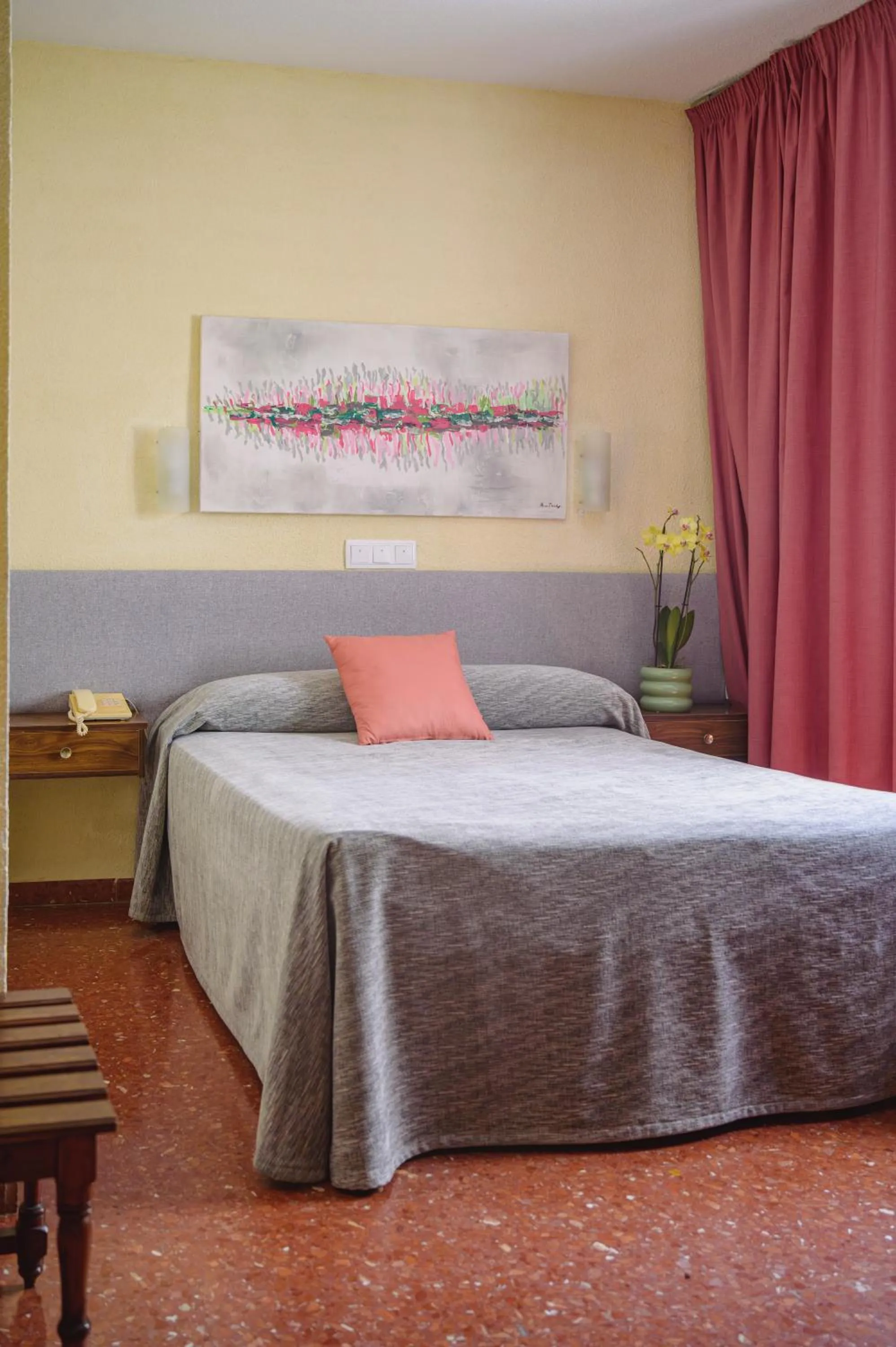 Bed in Hotel Paraíso