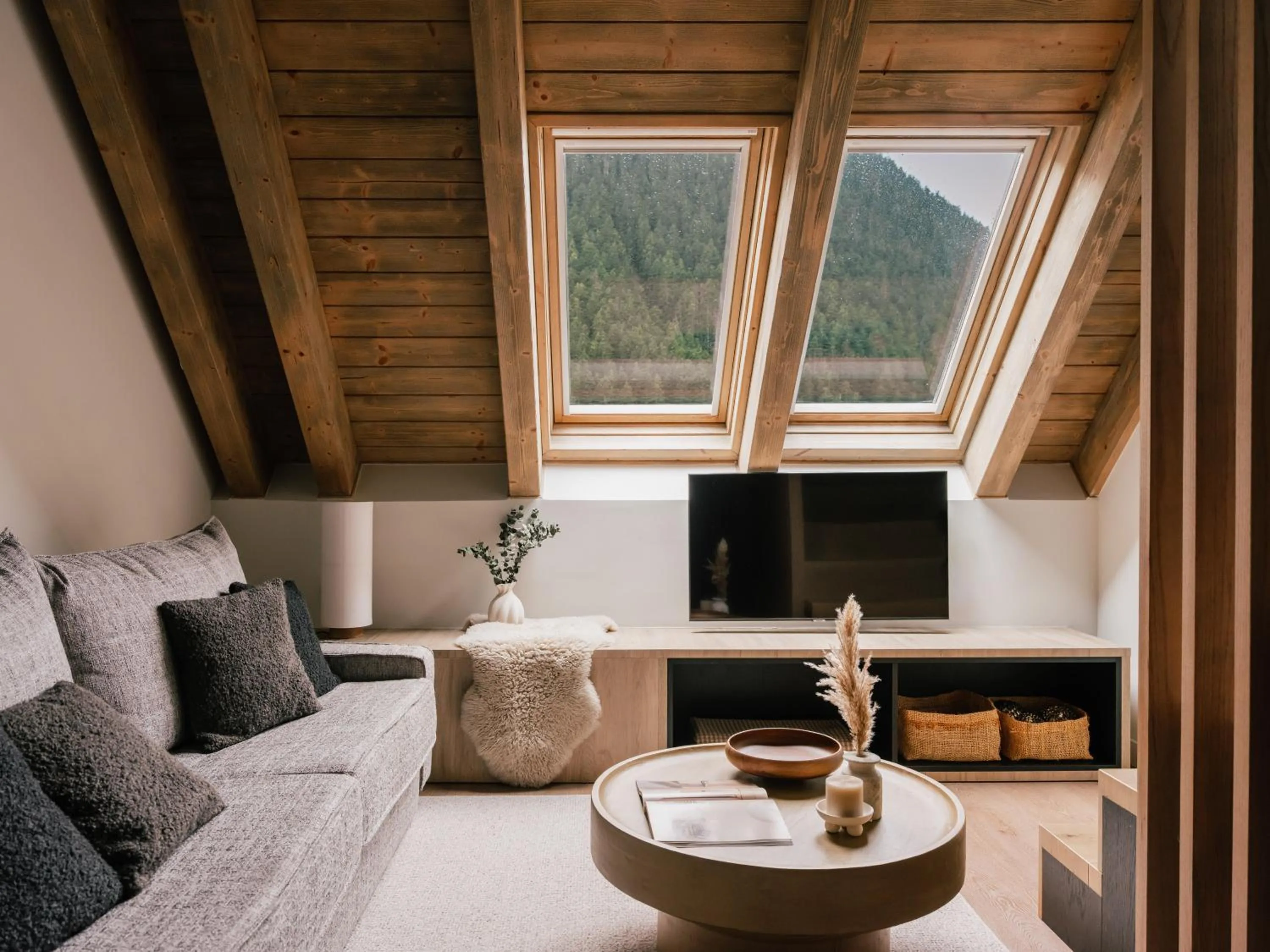 Living room in MIM Baqueira Member of Melia Collection