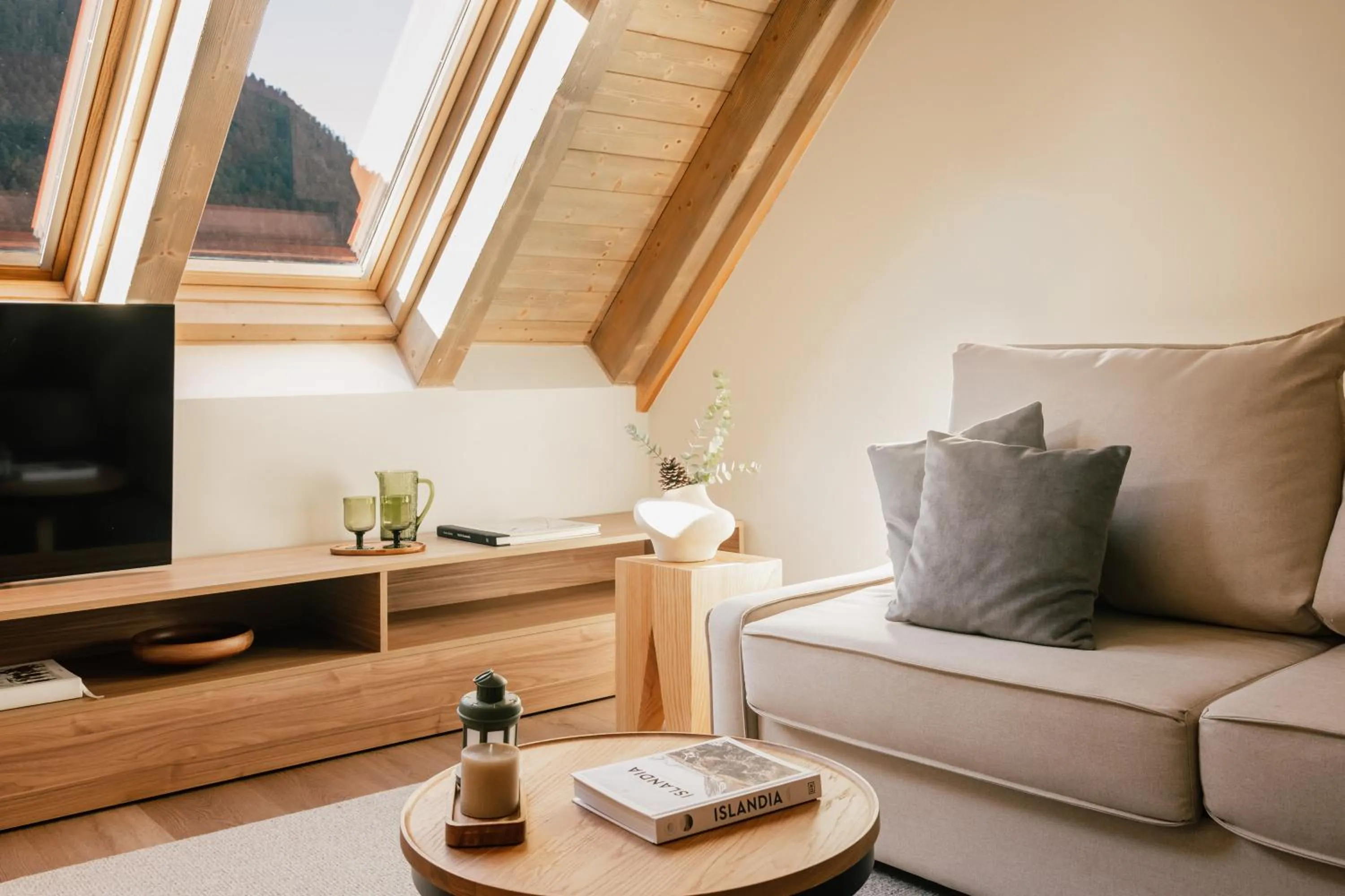 Living room in MIM Baqueira Member of Melia Collection