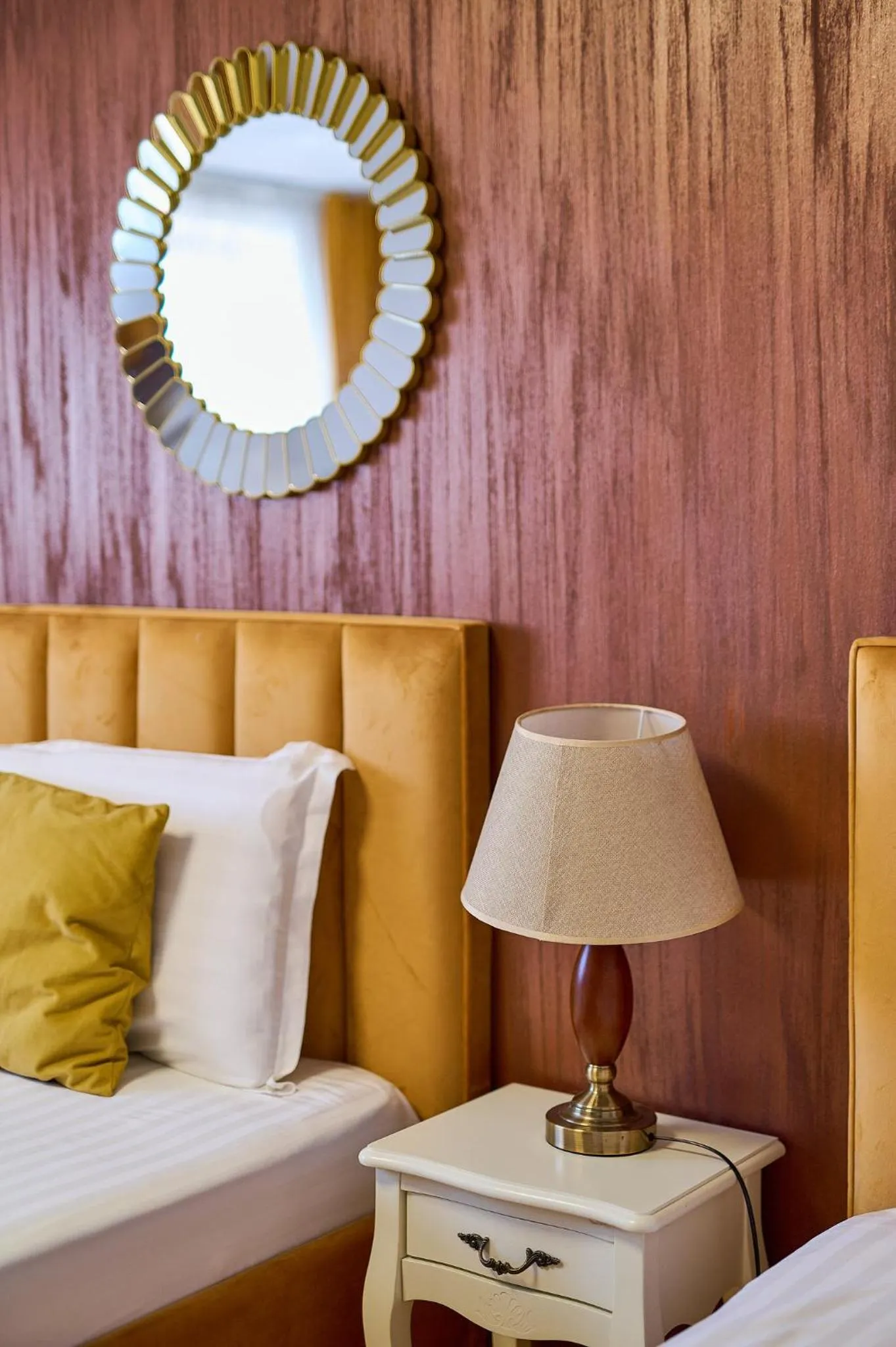 Decorative detail, Bed in Hotel Evianne Boutique