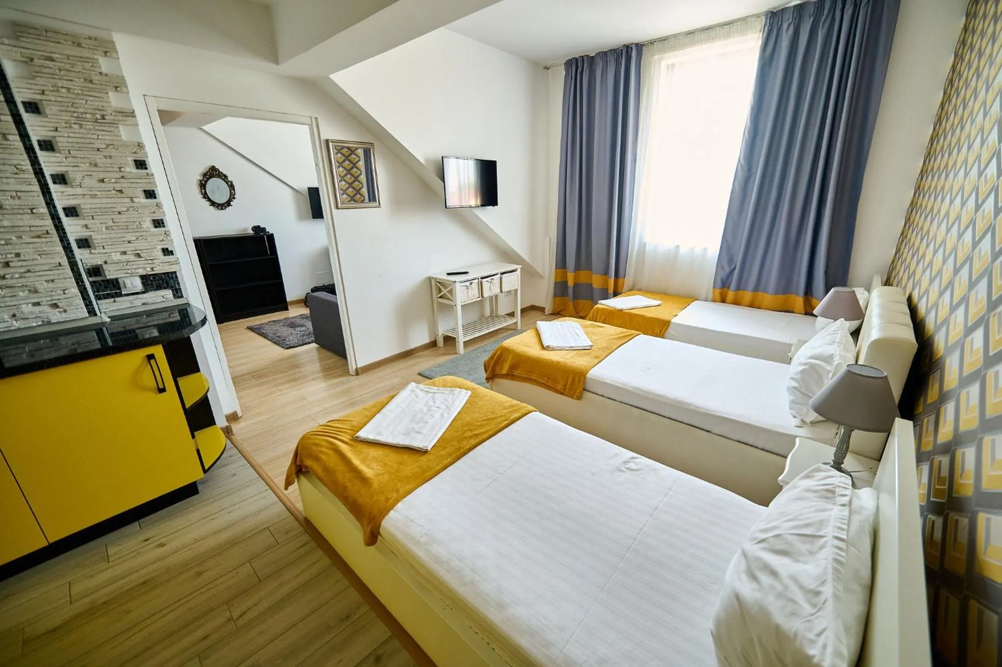 Bed in Hotel Evianne Boutique