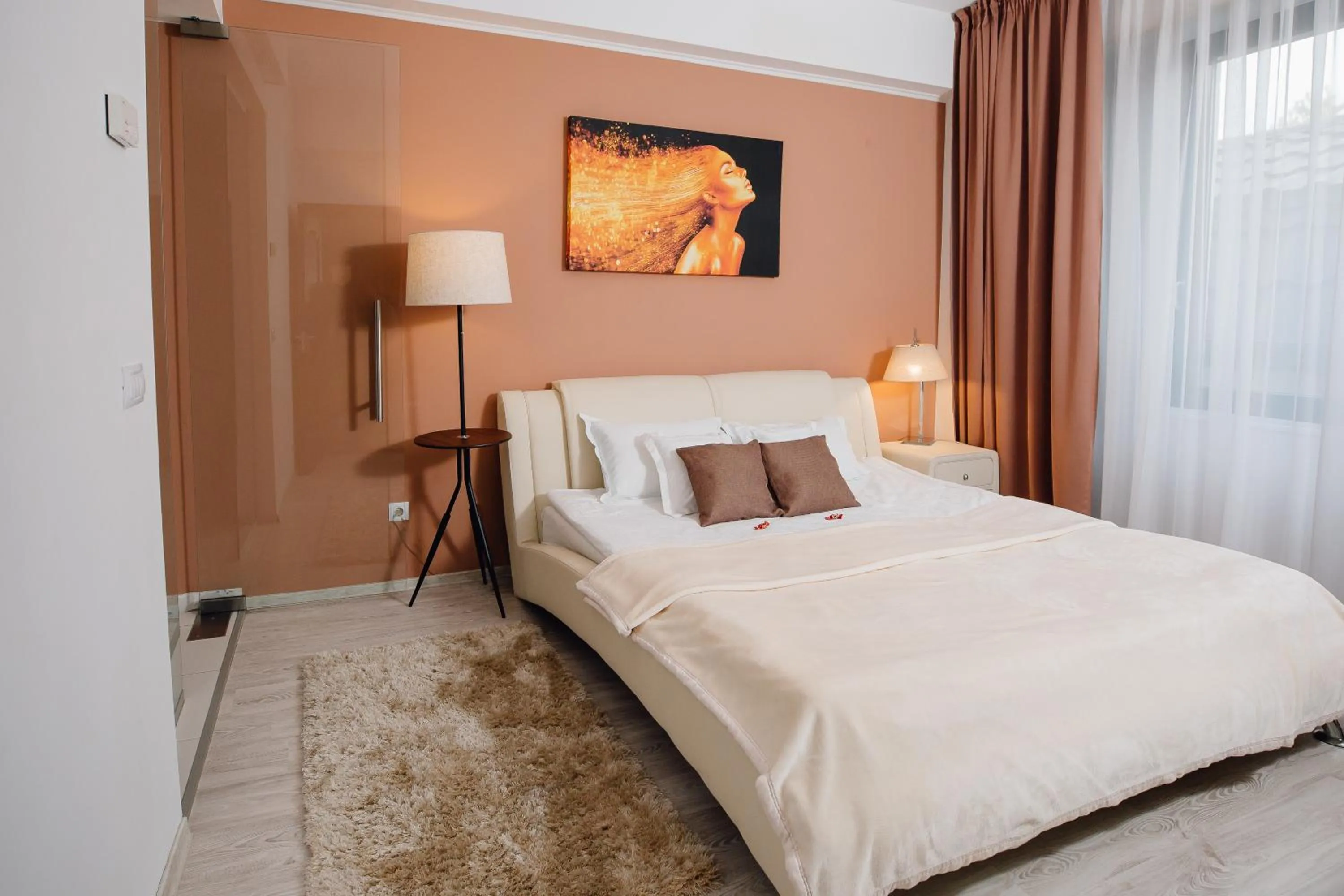 Bed in Hotel Evianne Boutique