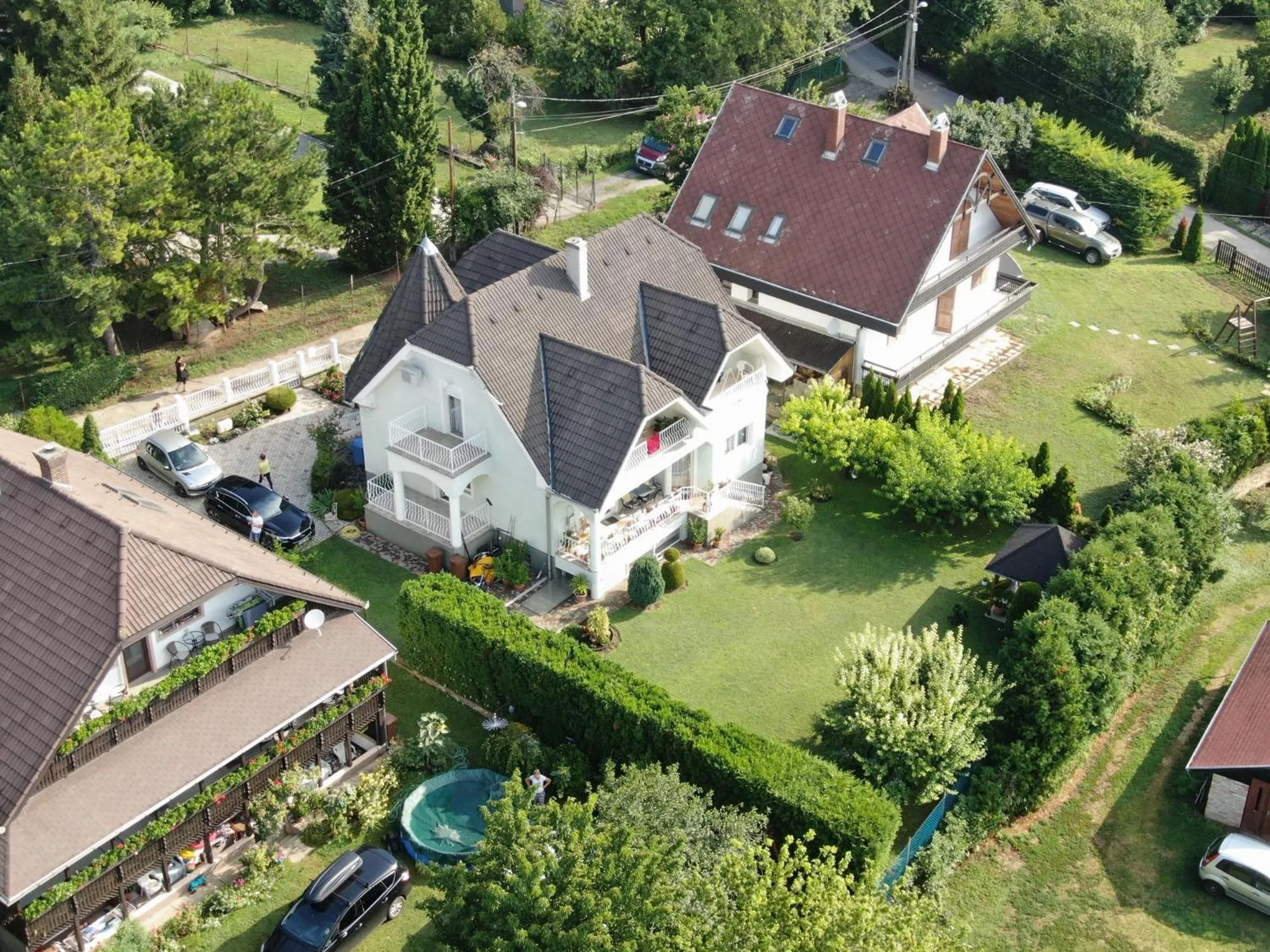 Bird's eye view in Ludika Vendégház