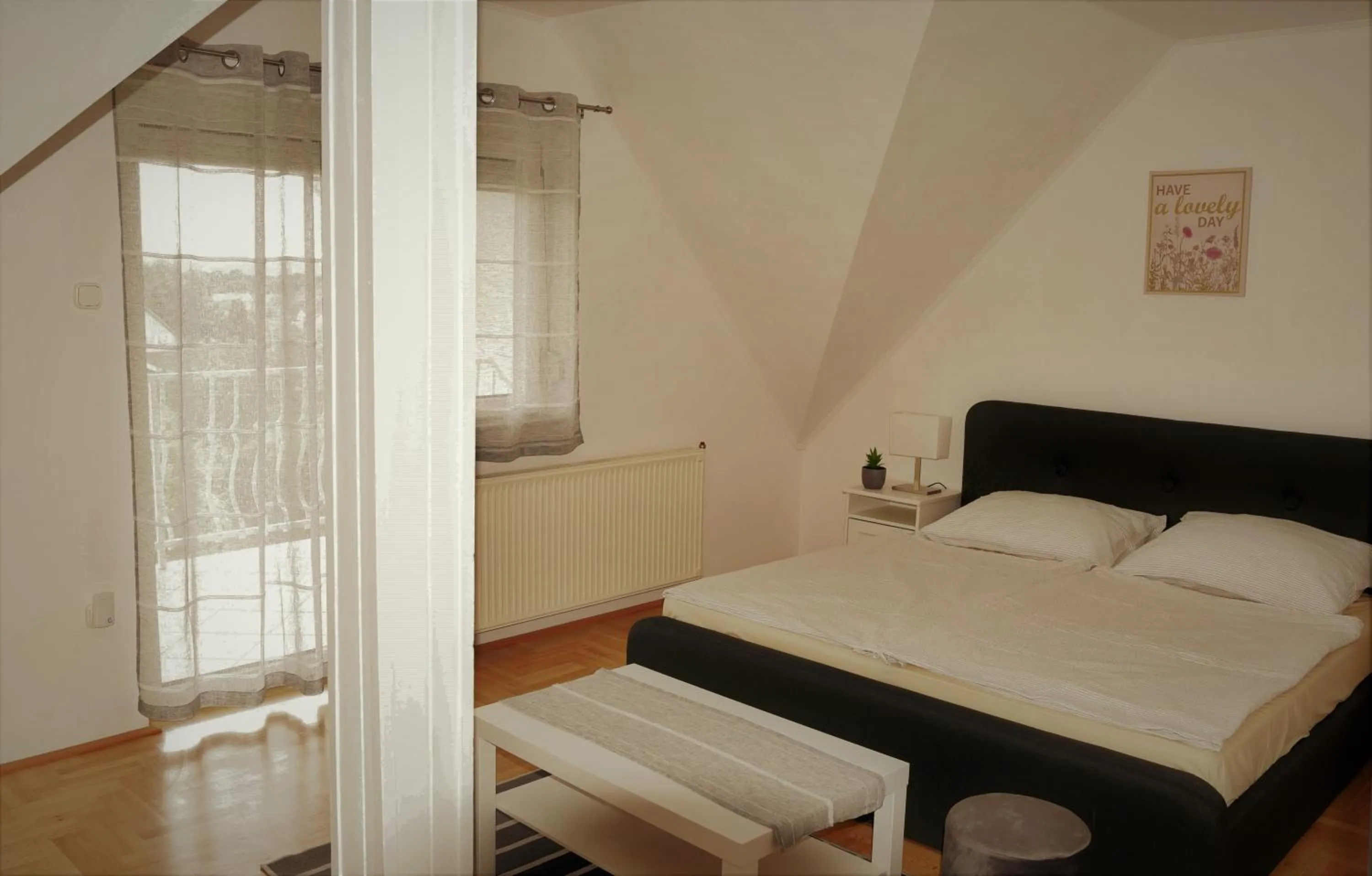 Bedroom, Bed in Ludika Vendégház