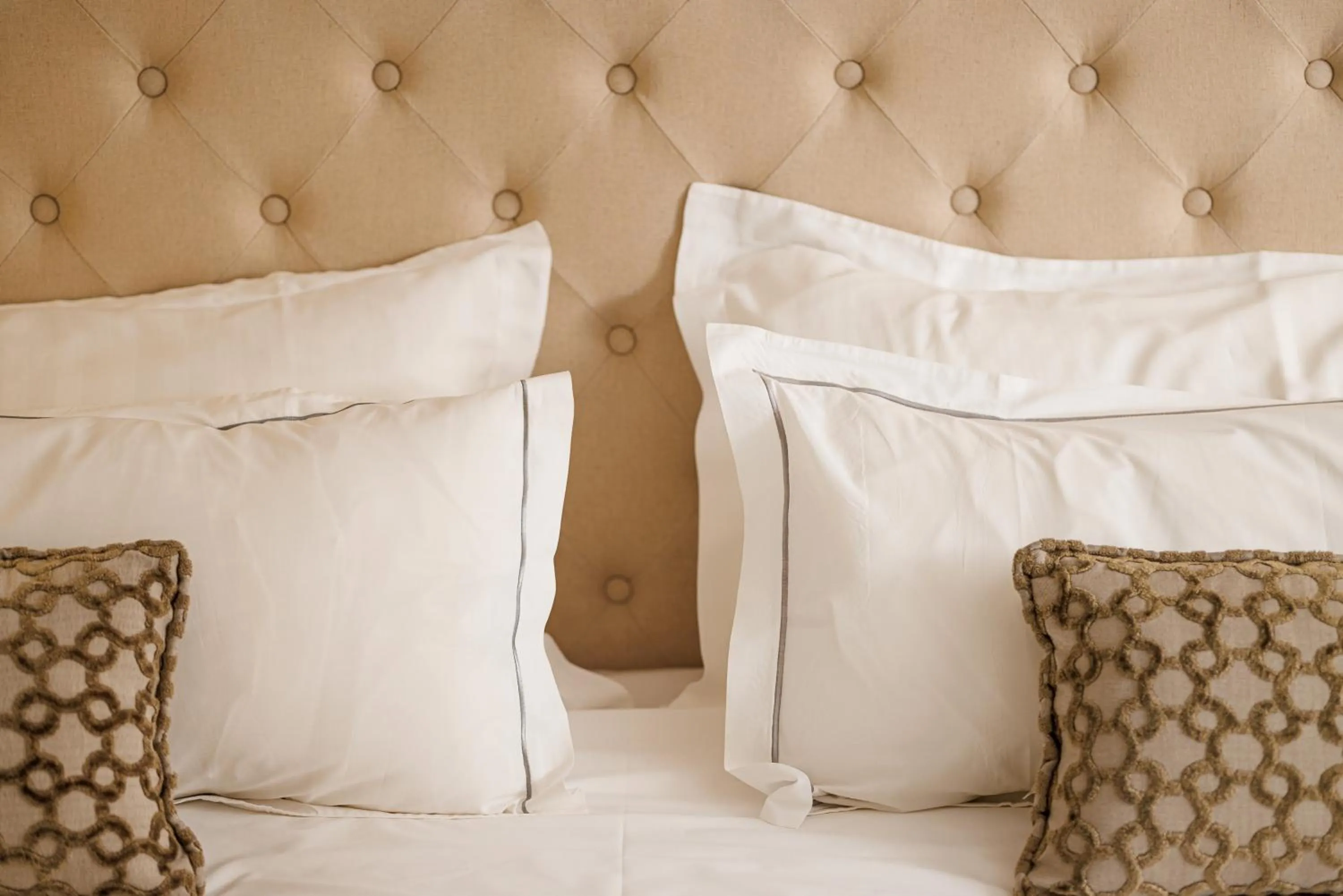 Decorative detail, Bed in Iriarte Jauregia Hotel