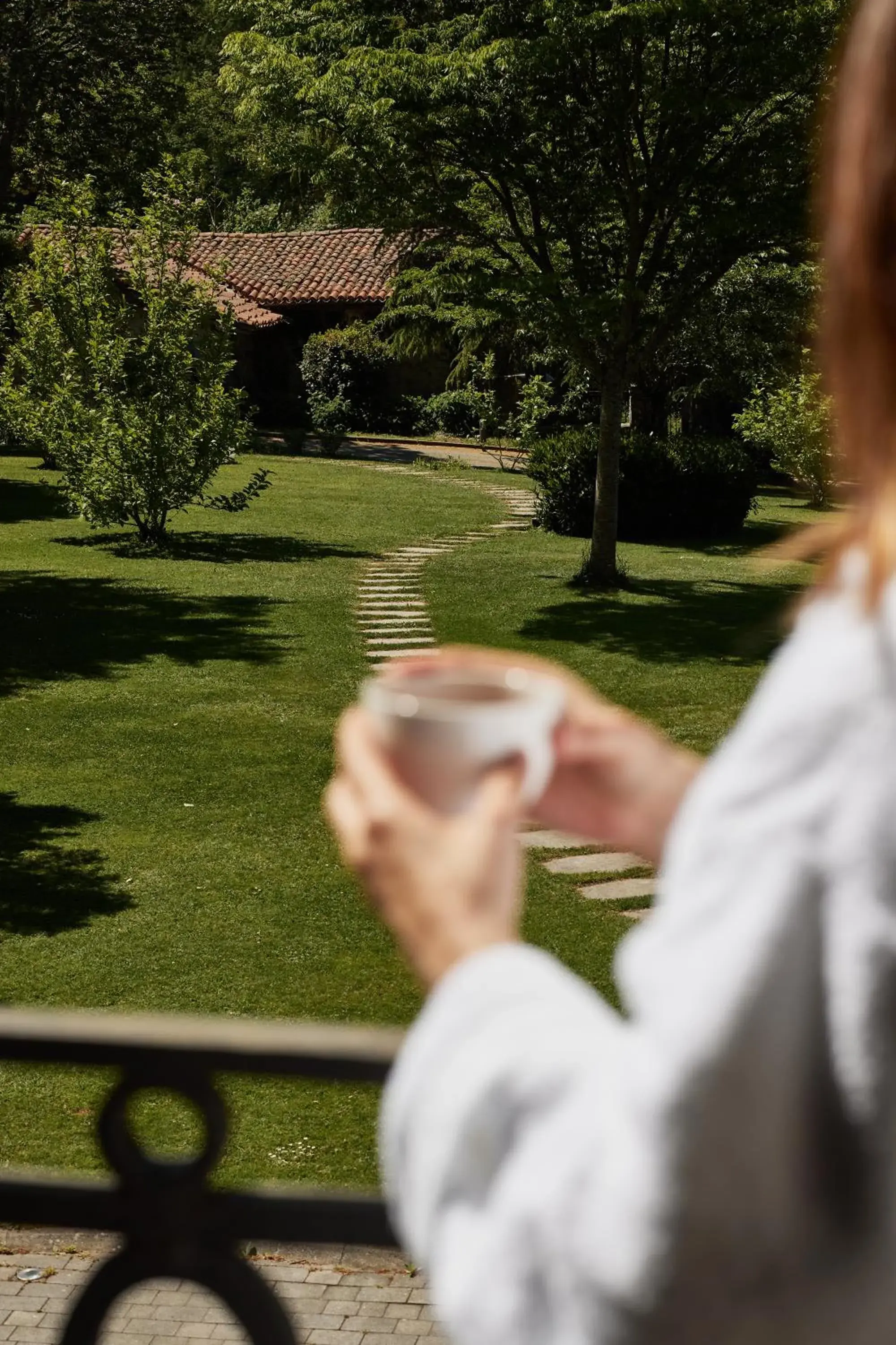 Garden view in Iriarte Jauregia Garden view in Iriarte Jauregia