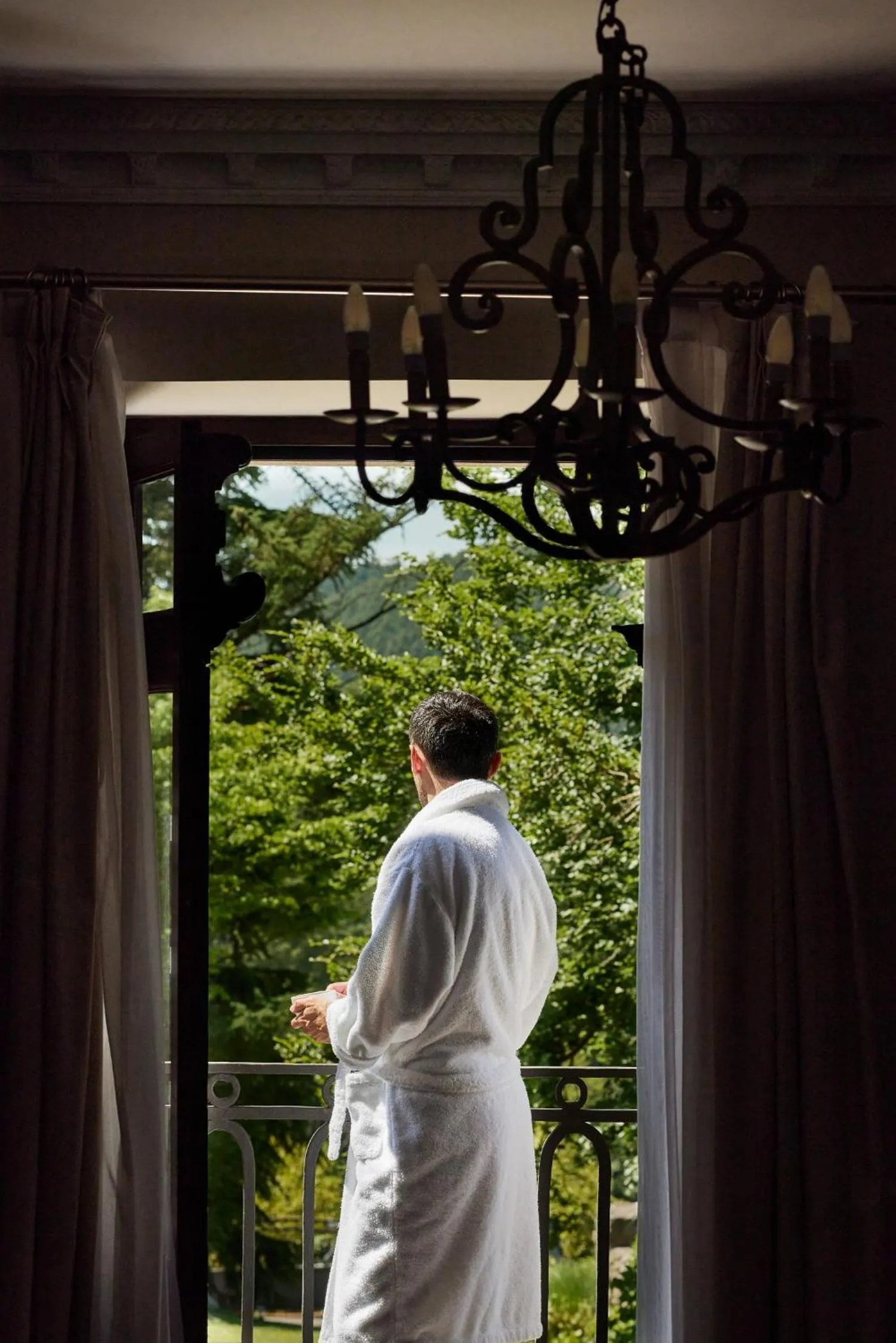 Garden view in Iriarte Jauregia Hotel