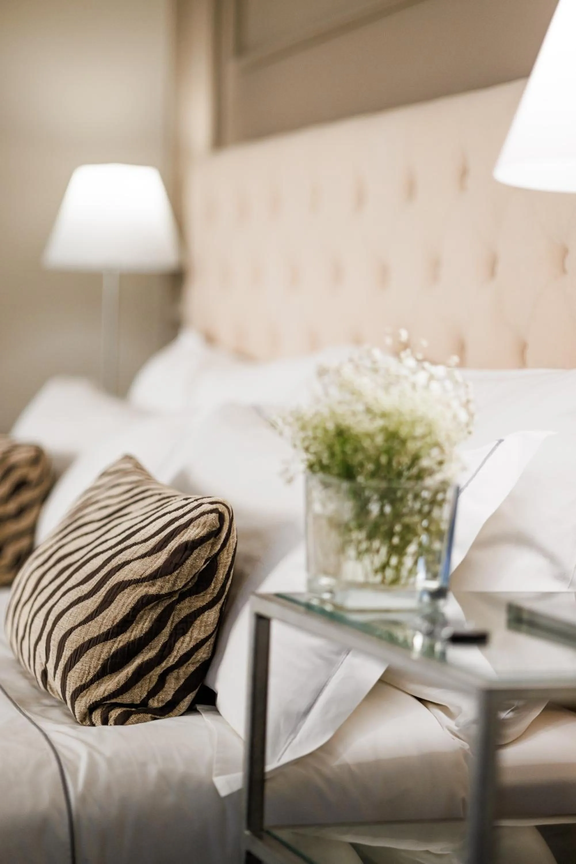 Decorative detail, Bed in Iriarte Jauregia Hotel