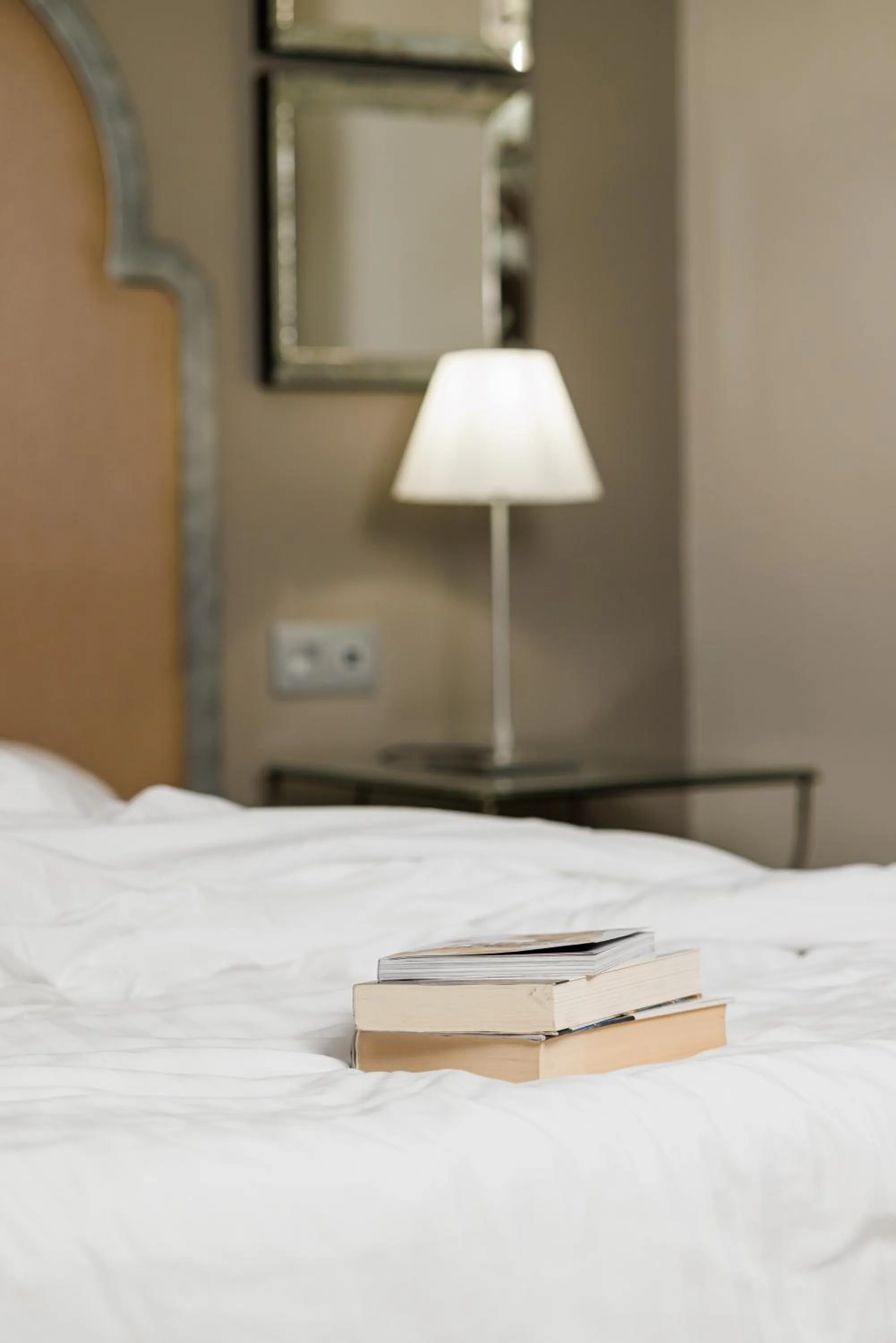 Decorative detail, Bed in Iriarte Jauregia Hotel