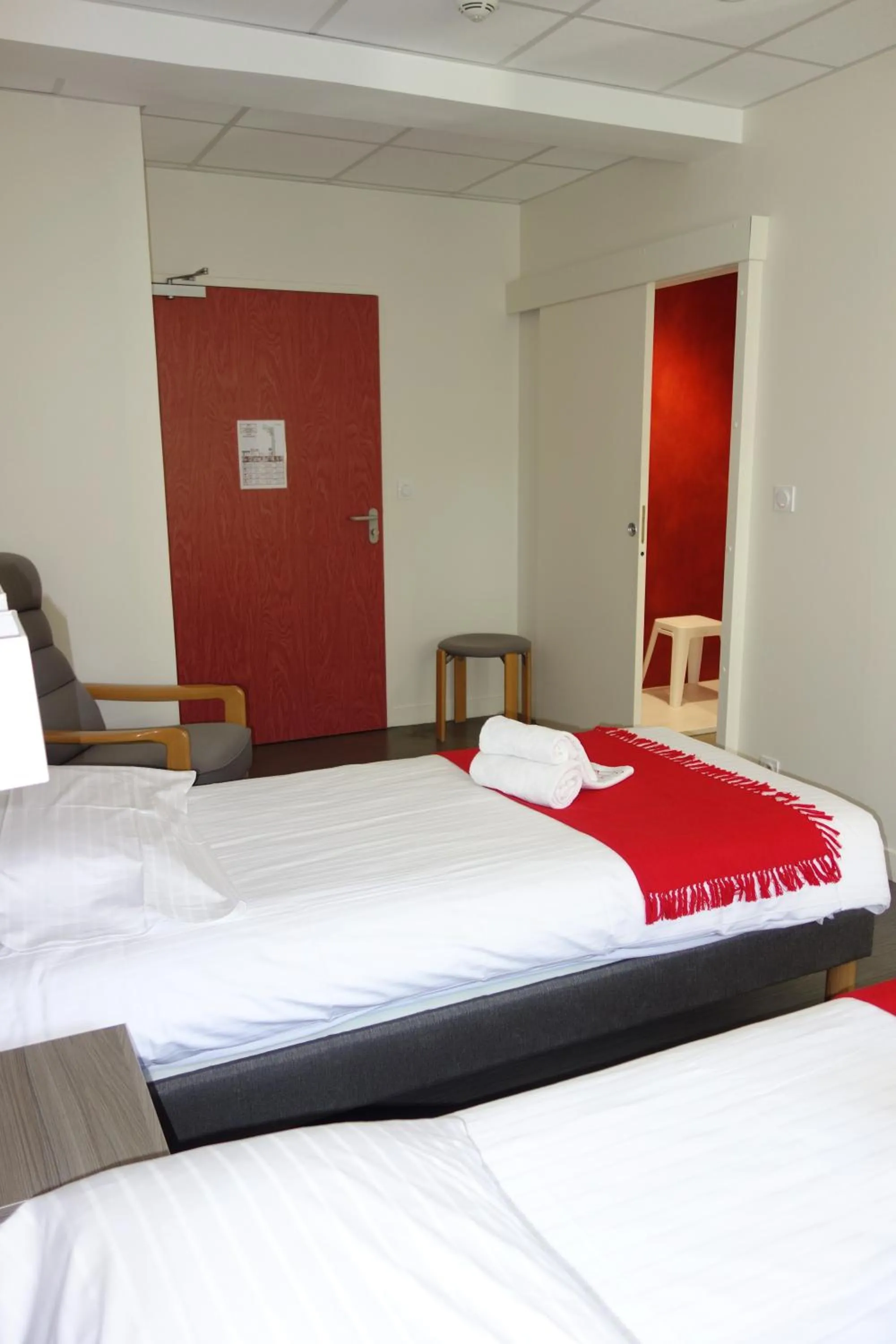 Photo of the whole room, Bed in Hostellerie Bon Pasteur